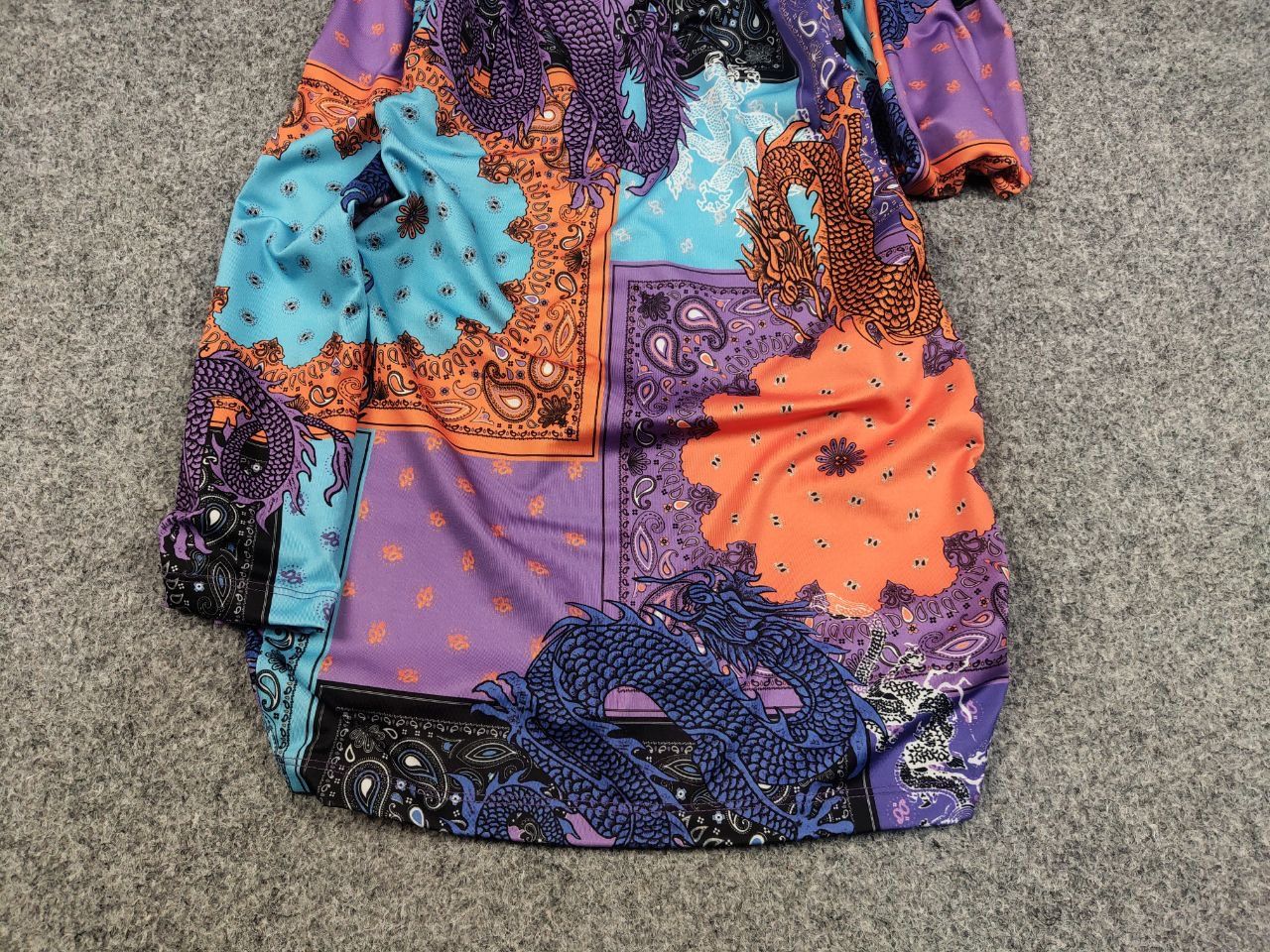 Jaded London Jaded London Mini Dress Bandana Dragon Multicolor Long sleev Size XXS / US 00 / IT 34 - 9 Thumbnail