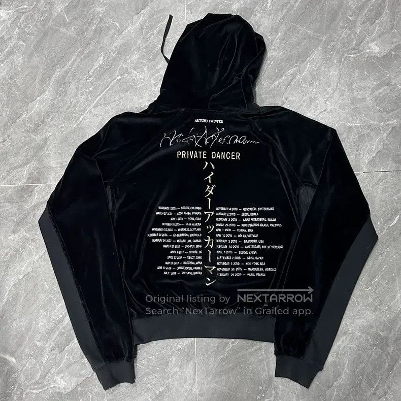 Haider Ackermann Haider Ackermann Embroidered Velvet Sweatshirt Size US XL / EU 56 / 4 - 1 Thumbnail
