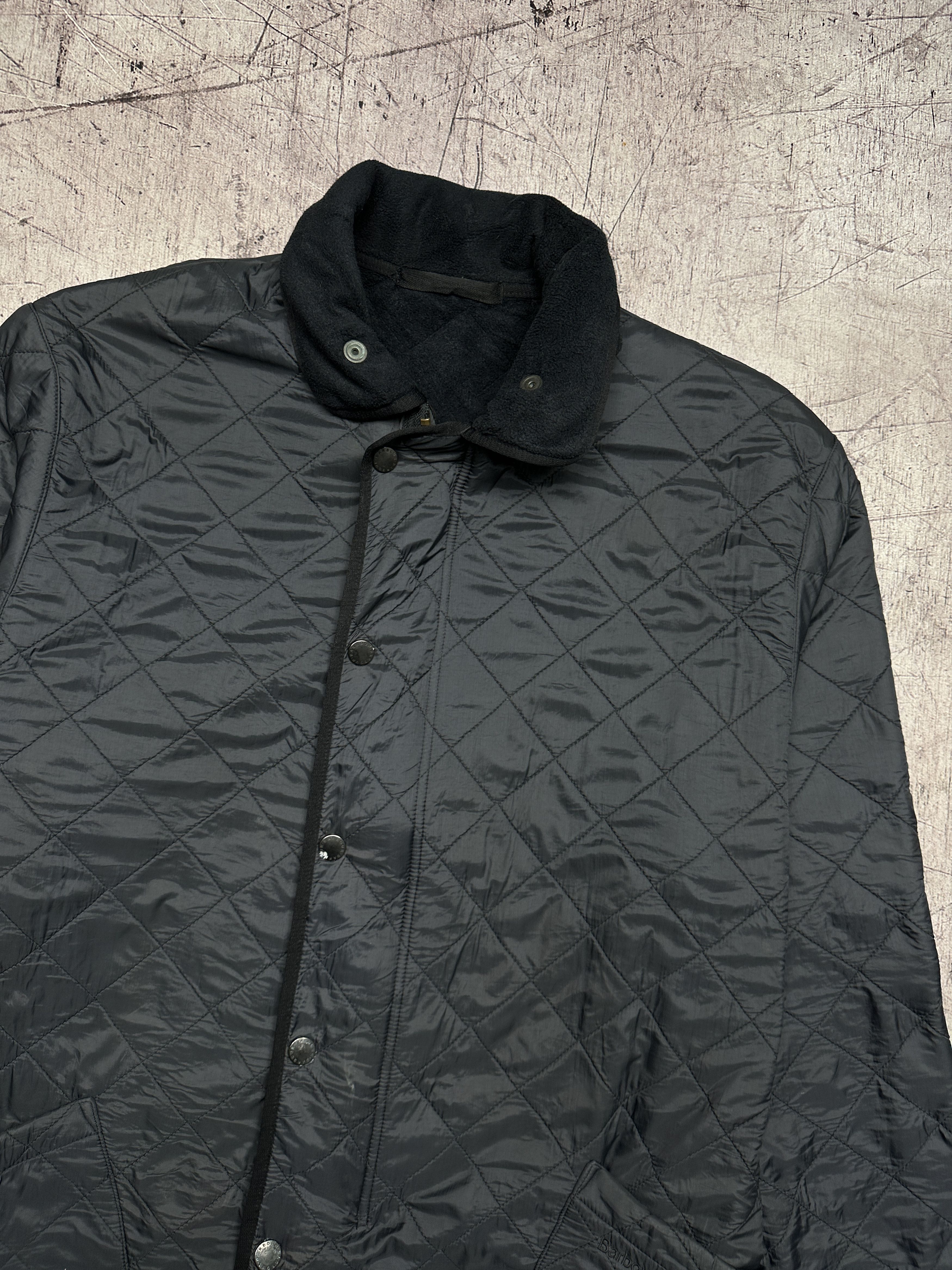 Barbour × Vintage Barbour Vintage Mens Polarquilt Quilted Jacket Size US XXL / EU 58 / 5 - 2 Thumbnail