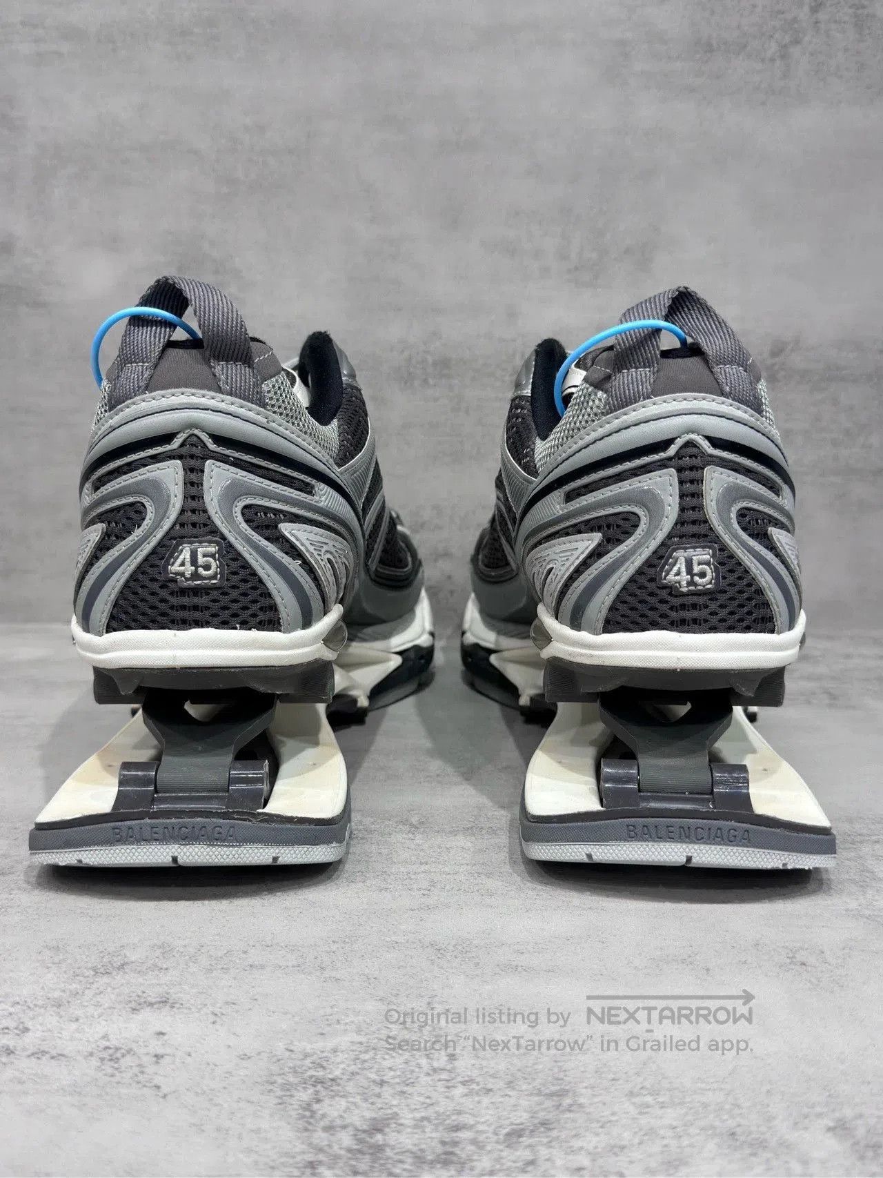 Balenciaga Balenciaga X-PANDER Distressed Sneakers. Size US 12 / EU 45 - 5 Thumbnail