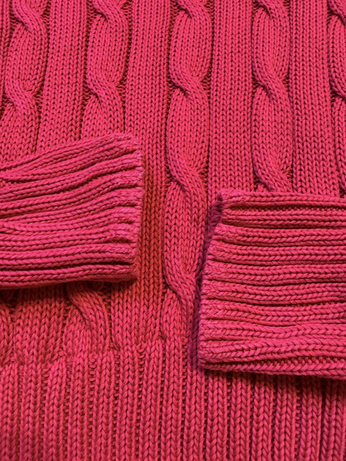 Polo Ralph Lauren Polo Ralph Lauren Women’s Cable Knit Sweater Red Size M Size M / US 6-8 / IT 42-44 - 9 Thumbnail
