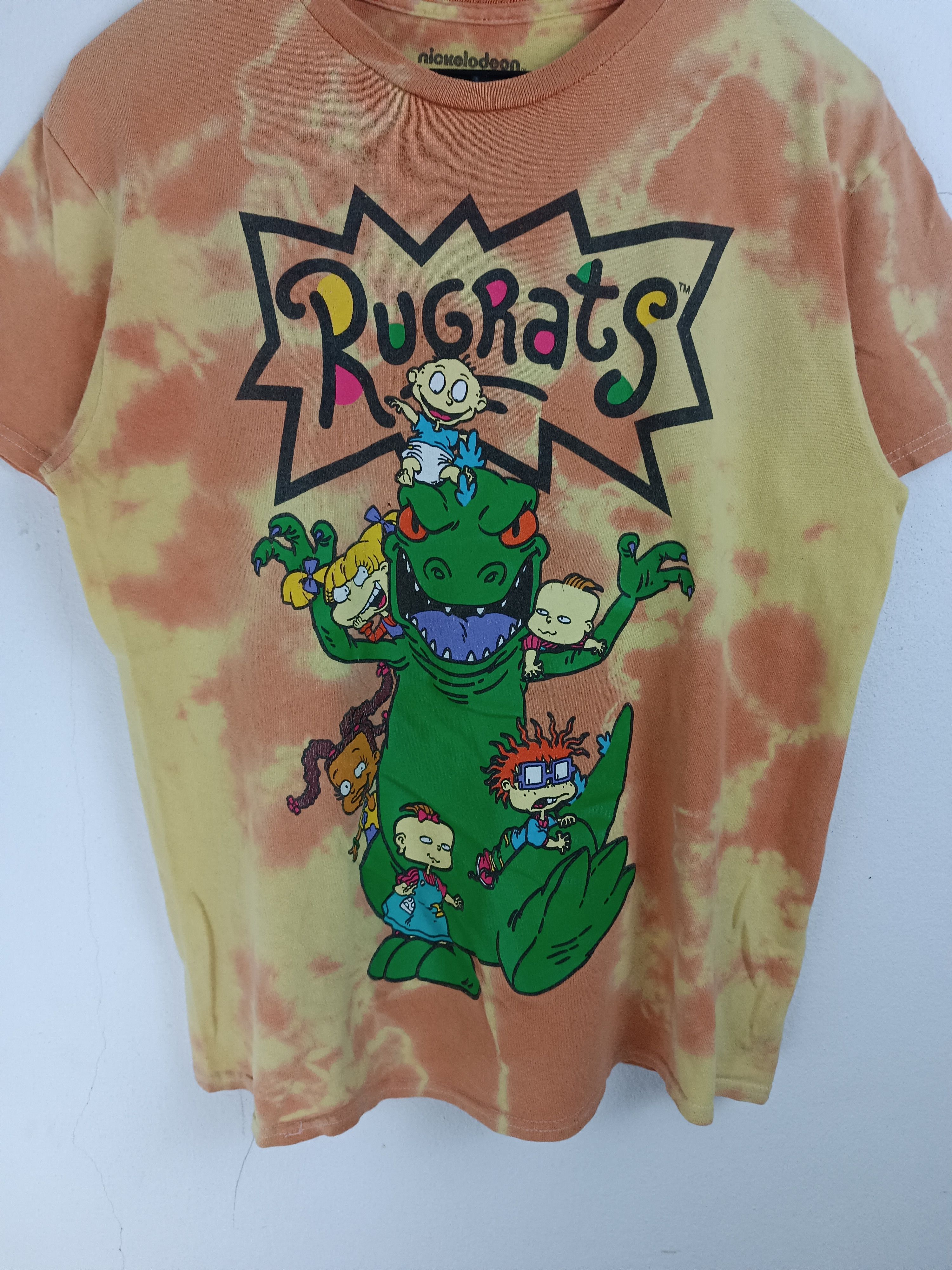 Nickelodeon VINTAGE RUGRATS TIE DYE STYLE TEE hey arnold dinosaur Size US M / EU 48-50 / 2 - 7 Thumbnail
