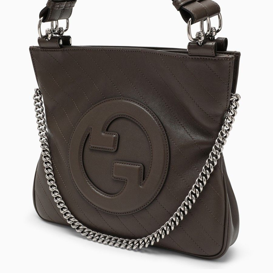 Gucci o1d2blof0824 Size: OS / Blondie Shopping Bag in Dark Brown Size ONE SIZE - 5 Thumbnail