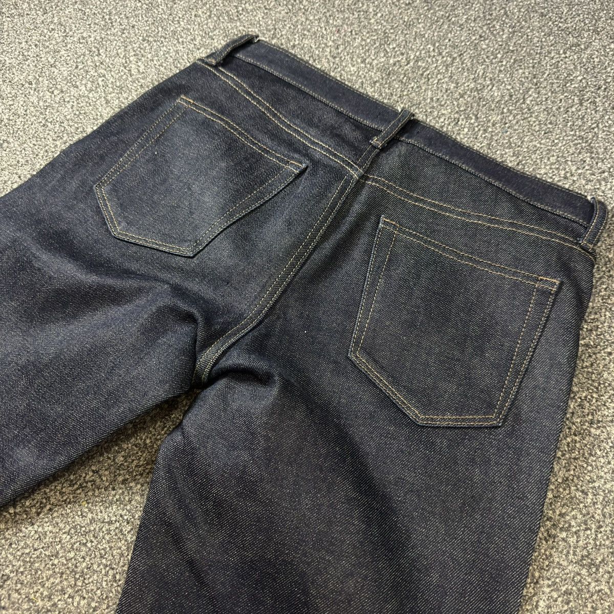 Undercover × Uniqlo 🔥🇯🇵 Japanese Raw Denim Uniqlo Indigo Selvedge Archive Jeans Size US 31 - 8 Thumbnail