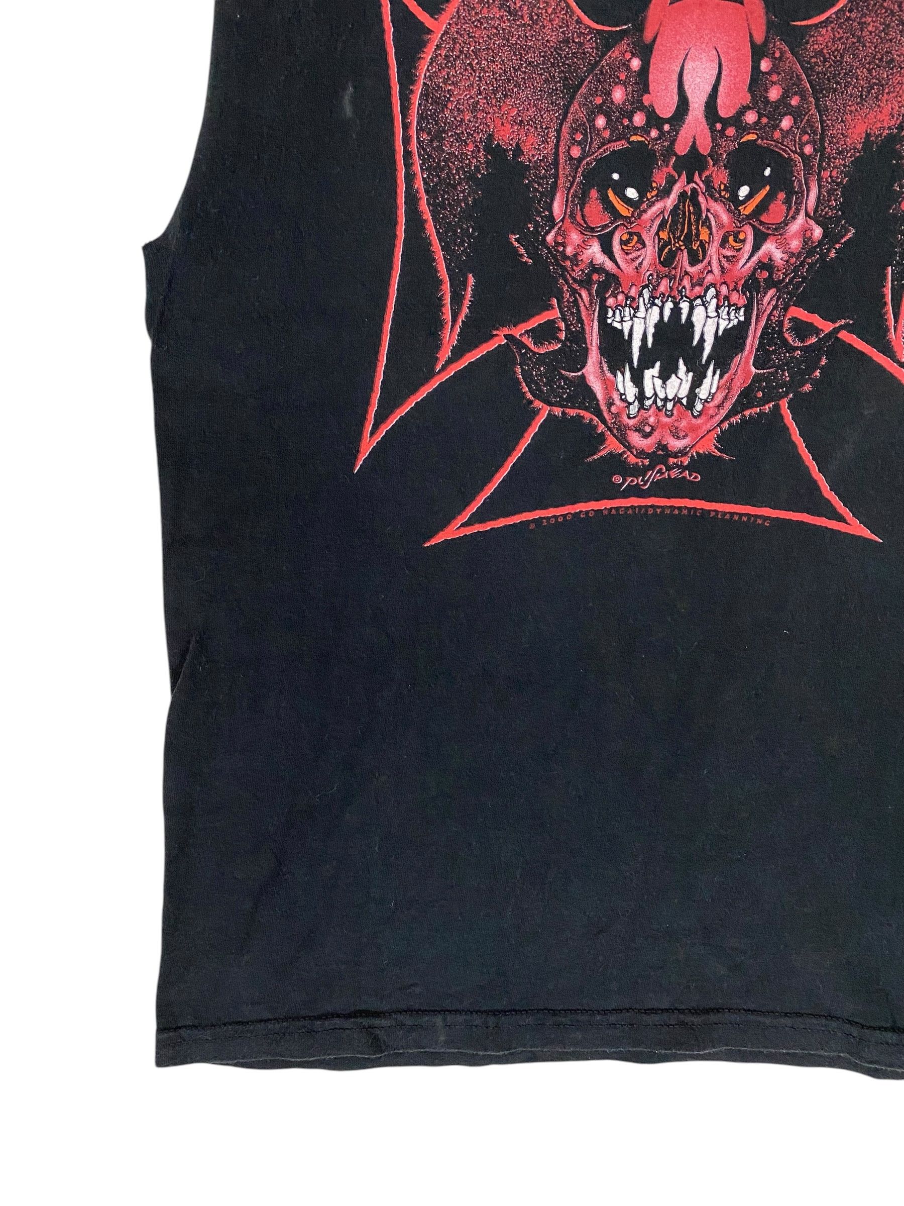 Anime 90s Devilman pushead anime vintage sleeveless tshirt Size US S / EU 44-46 / 1 - 4 Thumbnail