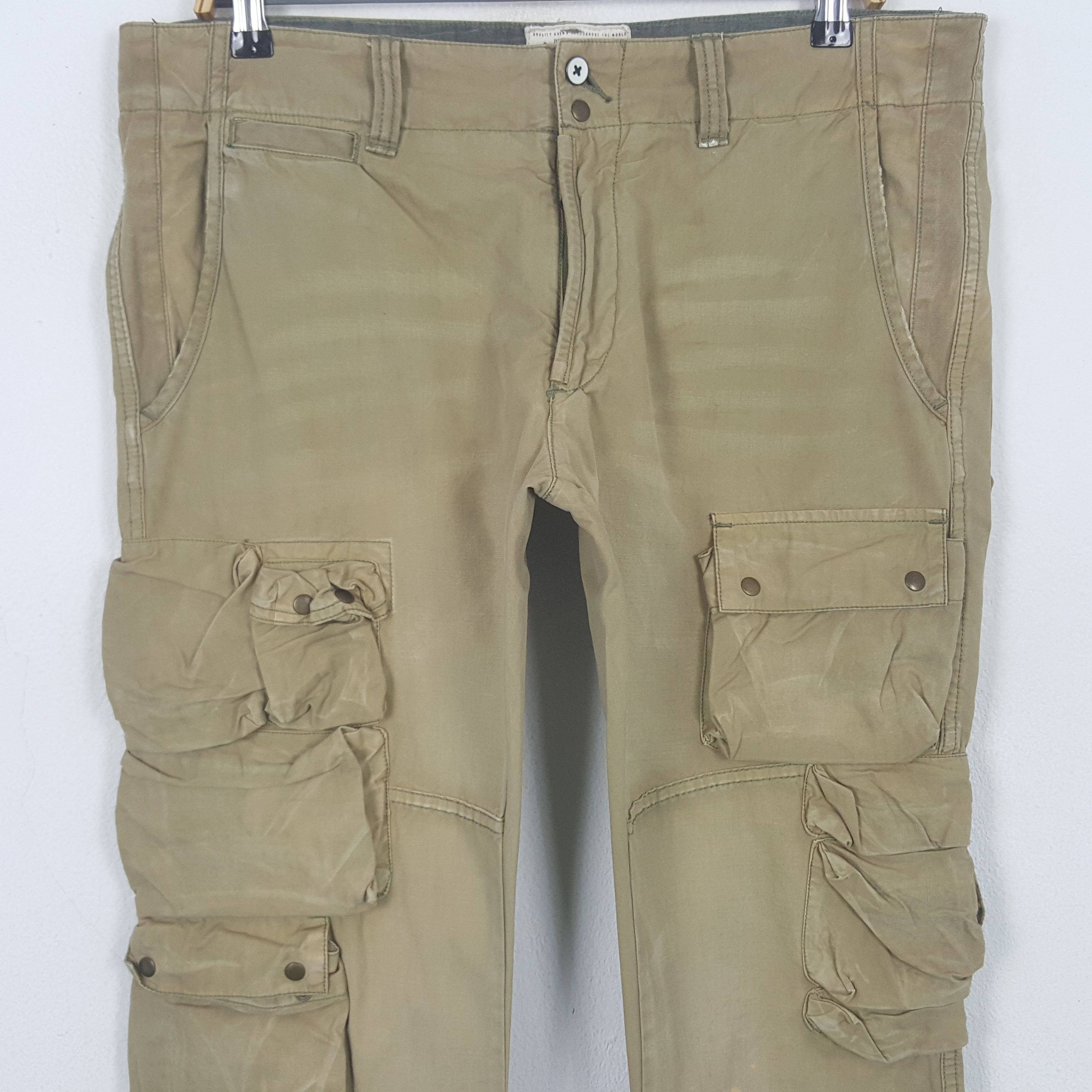Prps Vintage Prps & Co Japanese Cargo Multi Pocket Pants RR23 Size US 36 / EU 52 - 2 Thumbnail