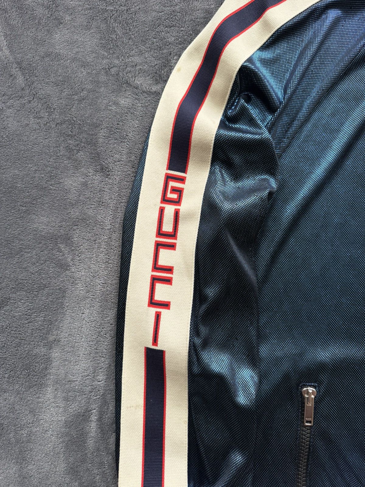 Gucci Gucci Logo Striped Track Jacket Size S / US 4 / IT 40 - 4 Thumbnail
