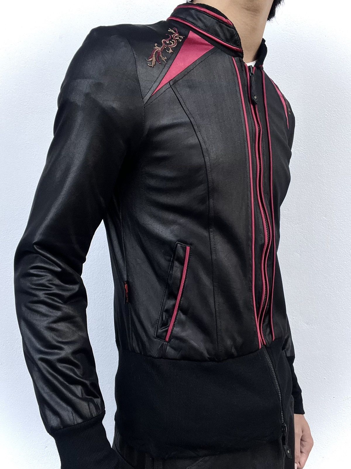 Japanese Brand 2000s Ozz Croce Avant-Garde Bomber Jacket Size US S / EU 44-46 / 1 - 4 Thumbnail