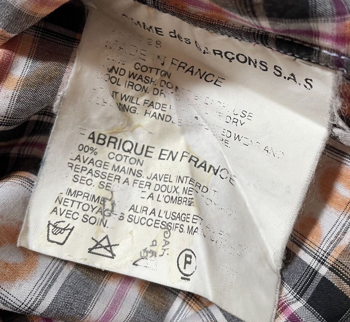 Comme des Garcons Vintage CDG SHIRT multi pattern shirt Size US M / EU 48-50 / 2 - 4 Thumbnail