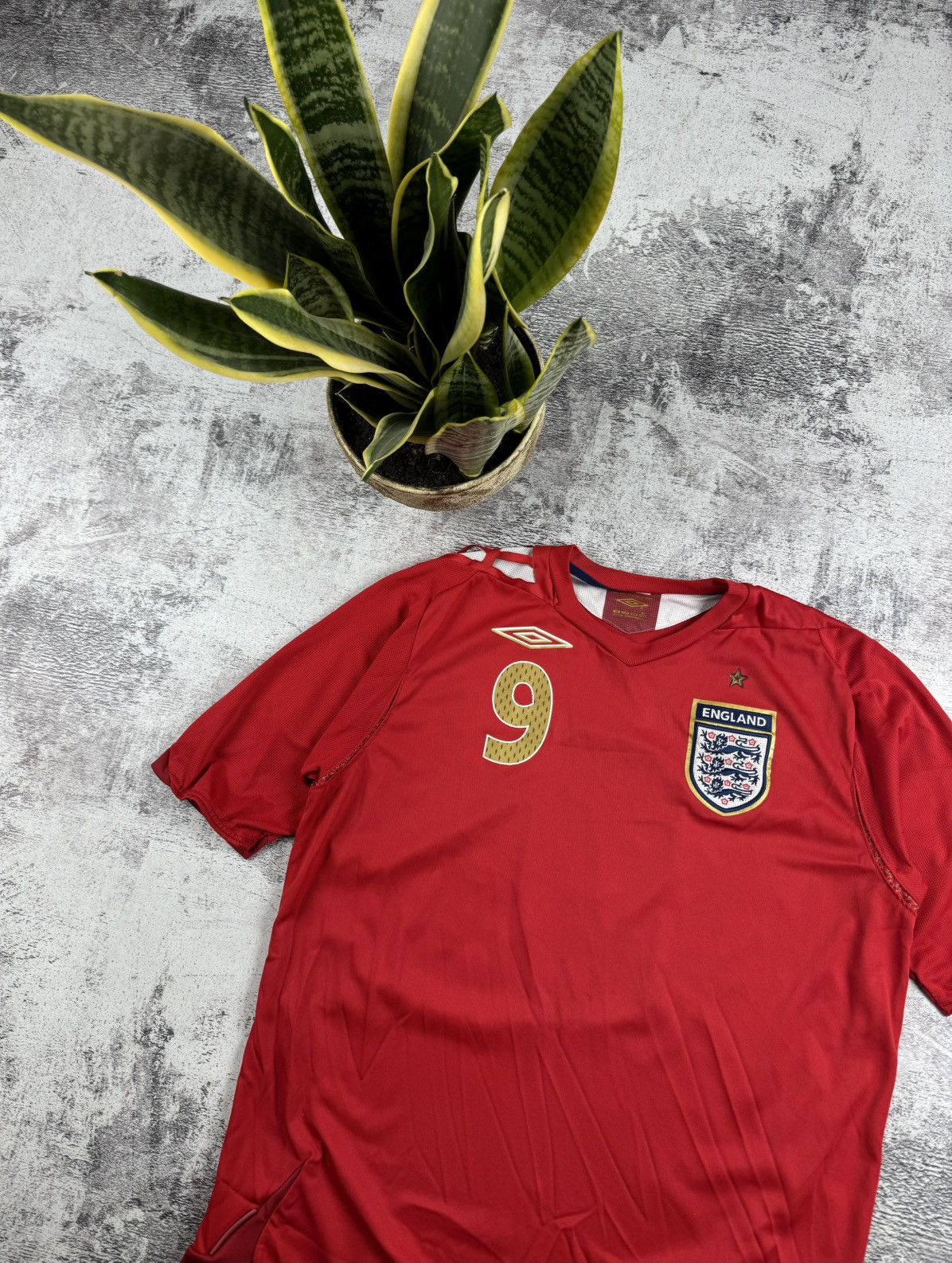 Umbro Vintage Umbro England 2006/2008 Wayne Rooney Shirt Jersey Size US L / EU 52-54 / 3 - 6 Thumbnail