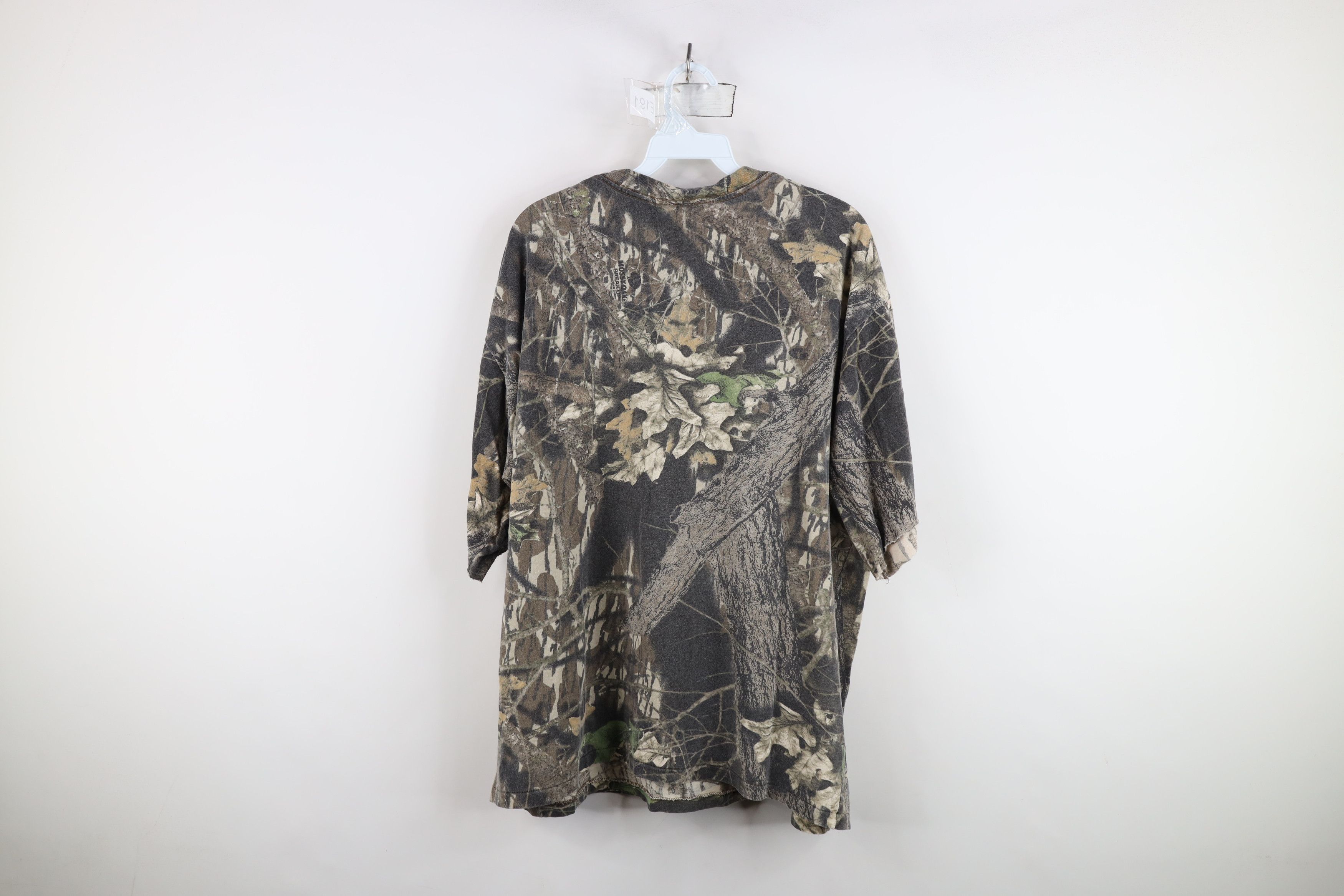 Mossy Oaks Vintage 90s Mossy Oak Camouflage Pocket T-Shirt Cotton USA Size US XL / EU 56 / 4 - 12 Thumbnail