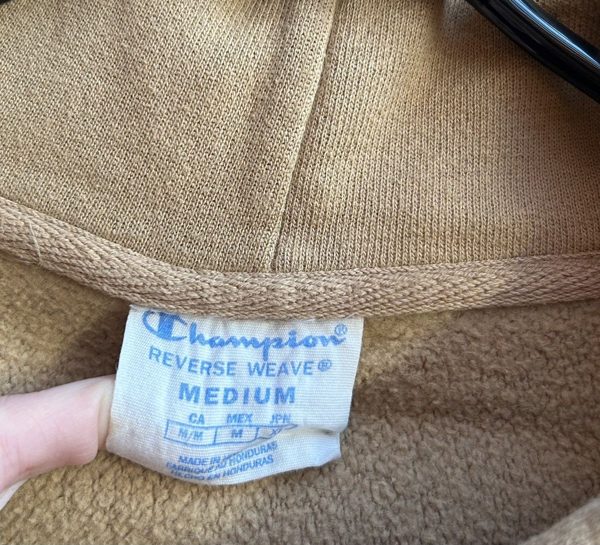 Champion Champion Reverse Weave Beige Hoodie Size M Style GF68 Size US M / EU 48-50 / 2 - 5 Thumbnail