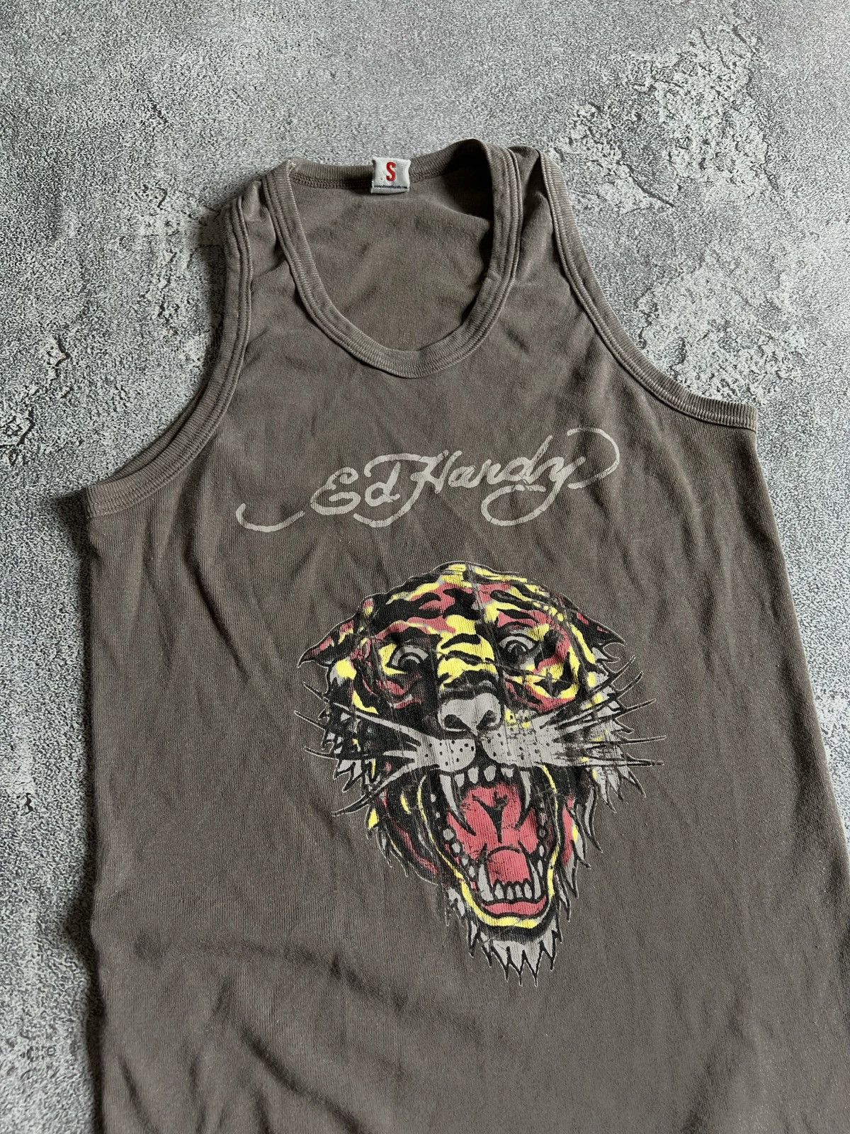 Ed Hardy Ed Hardy Christian Audigier Vest Crop Top Sleeveless T-Shirt Size S / US 4 / IT 40 - 2 Thumbnail