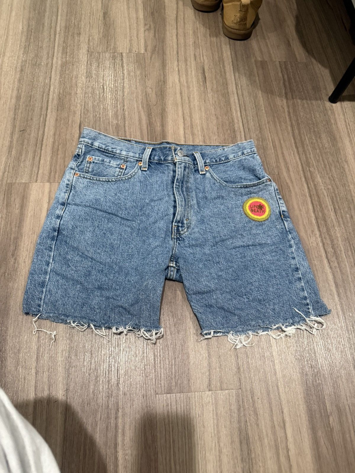 Levi's Vintage Clothing × Vintage lifeordeath jean shorts Size US 32 / EU 48 - 2 Thumbnail