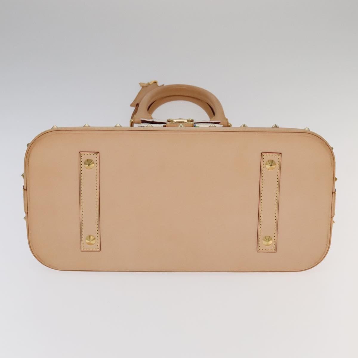 Louis Vuitton LOUIS VUITTON Monogram Multicolor Alma GM Hand Bag White Size ONE SIZE - 5 Thumbnail