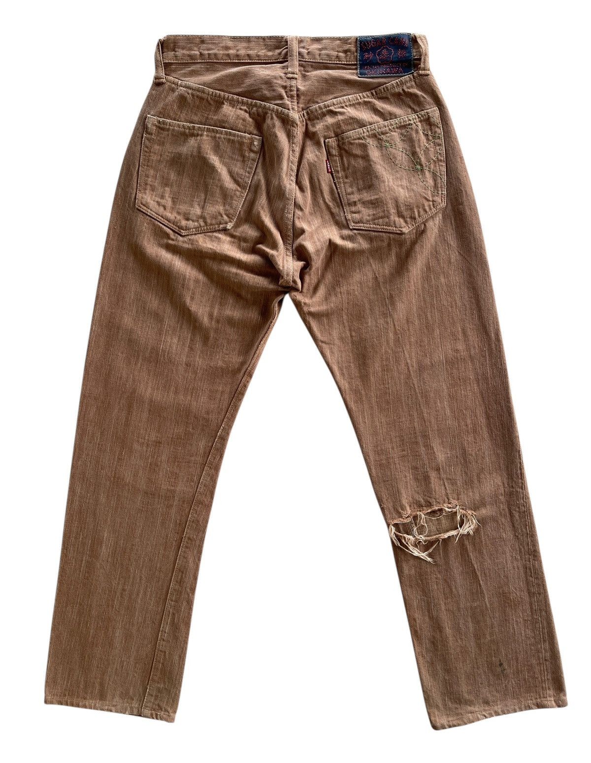 Sugar Cane Sugar Cane Okinawa Distressed Toyo Enterprise Denim Size US 29 - 6 Thumbnail