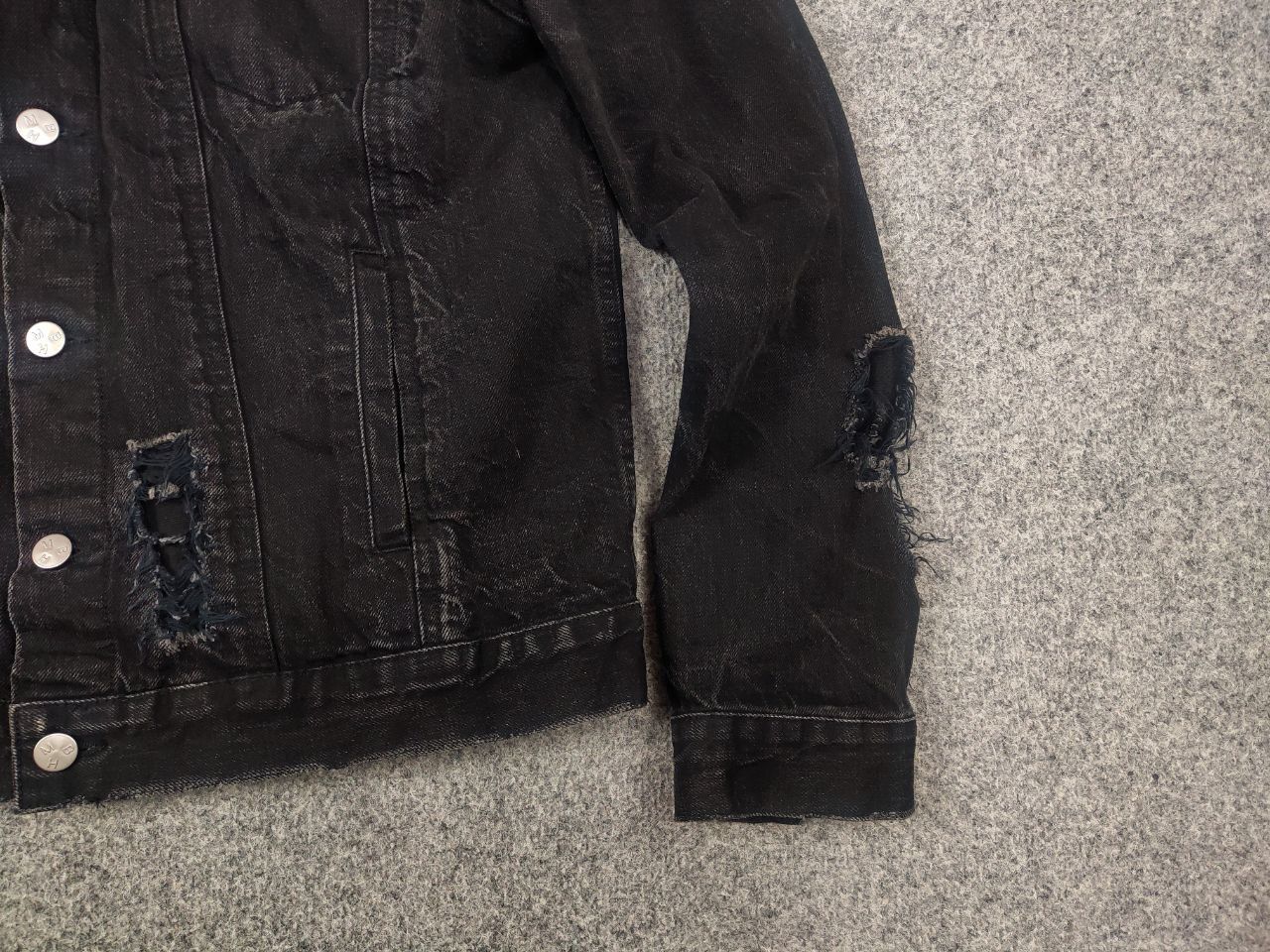 Misbhv Misbhv Design Distressed Denim sonic you Black Jacket Size US M / EU 48-50 / 2 - 8 Thumbnail