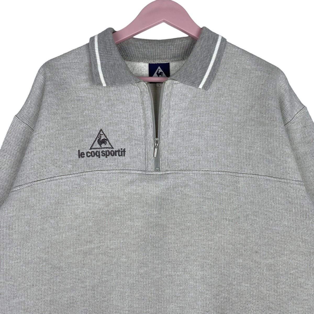 Le Coq Sportif Le Coq Sportif Sweatshirt Half Zip Pullover Jumper Size US L / EU 52-54 / 3 - 2 Thumbnail