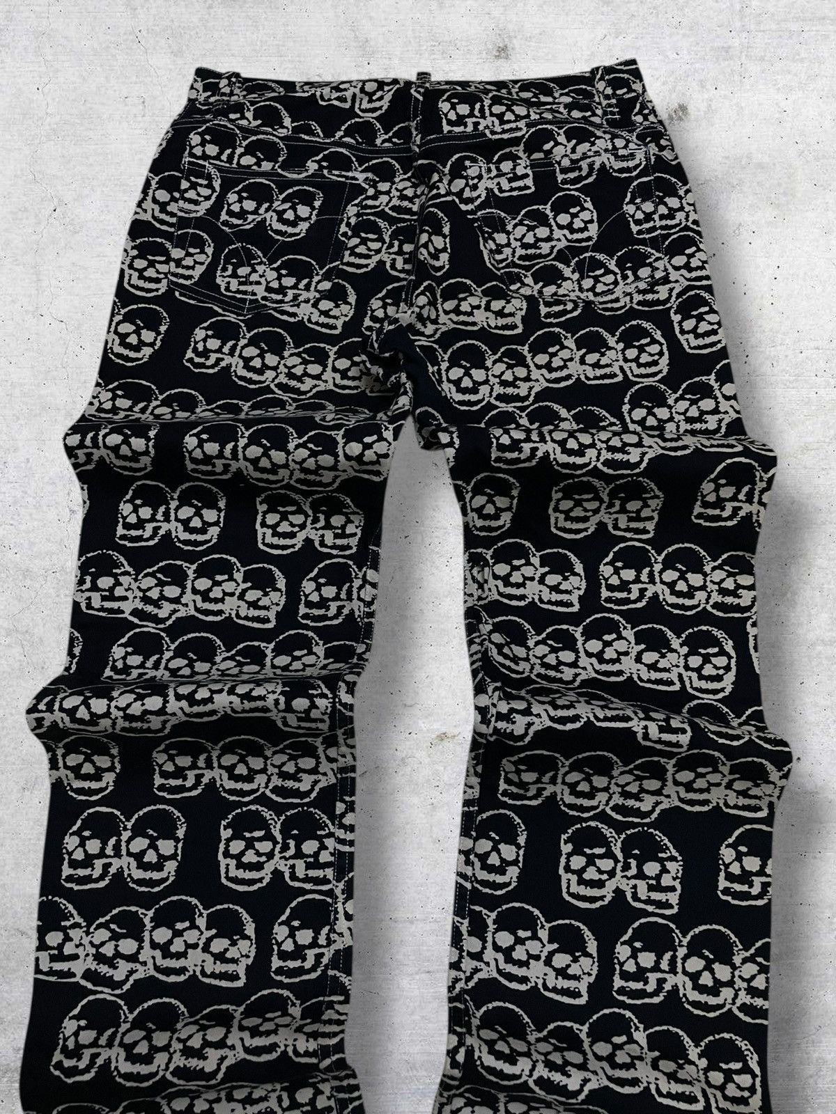 Hysteric Glamour VINTAGE HYSTERIC GLAMOUR FULLPRINT SKULL ICONIC PUNK PANT Size US 28 / EU 44 - 11 Thumbnail