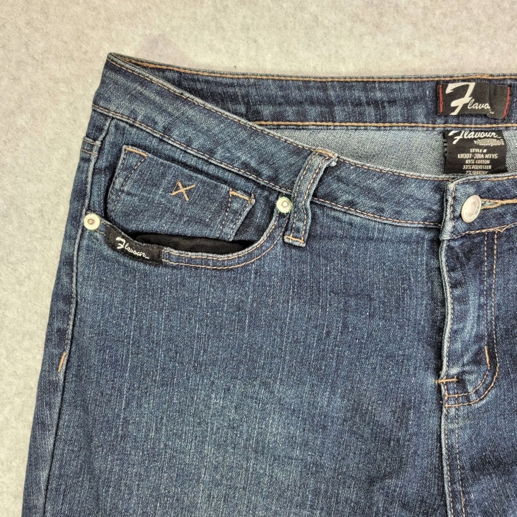 Vintage y2k Flavour By Bubblegum Jeans Women's Size 14 Size 36" / US 14 / IT 50 - 3 Thumbnail