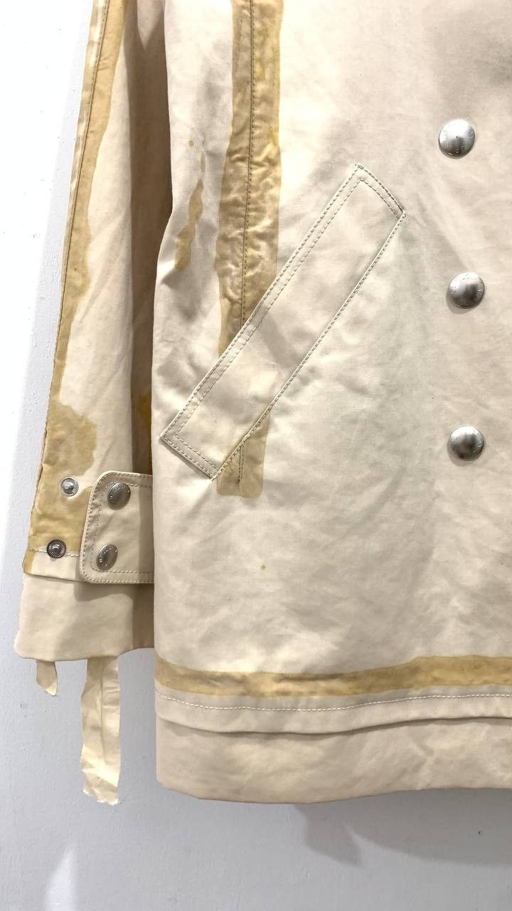 Louis Vuitton LOUIS VUITTON Paris Beige Cup Coat Distressed Size M / US 6-8 / IT 42-44 - 2 Thumbnail