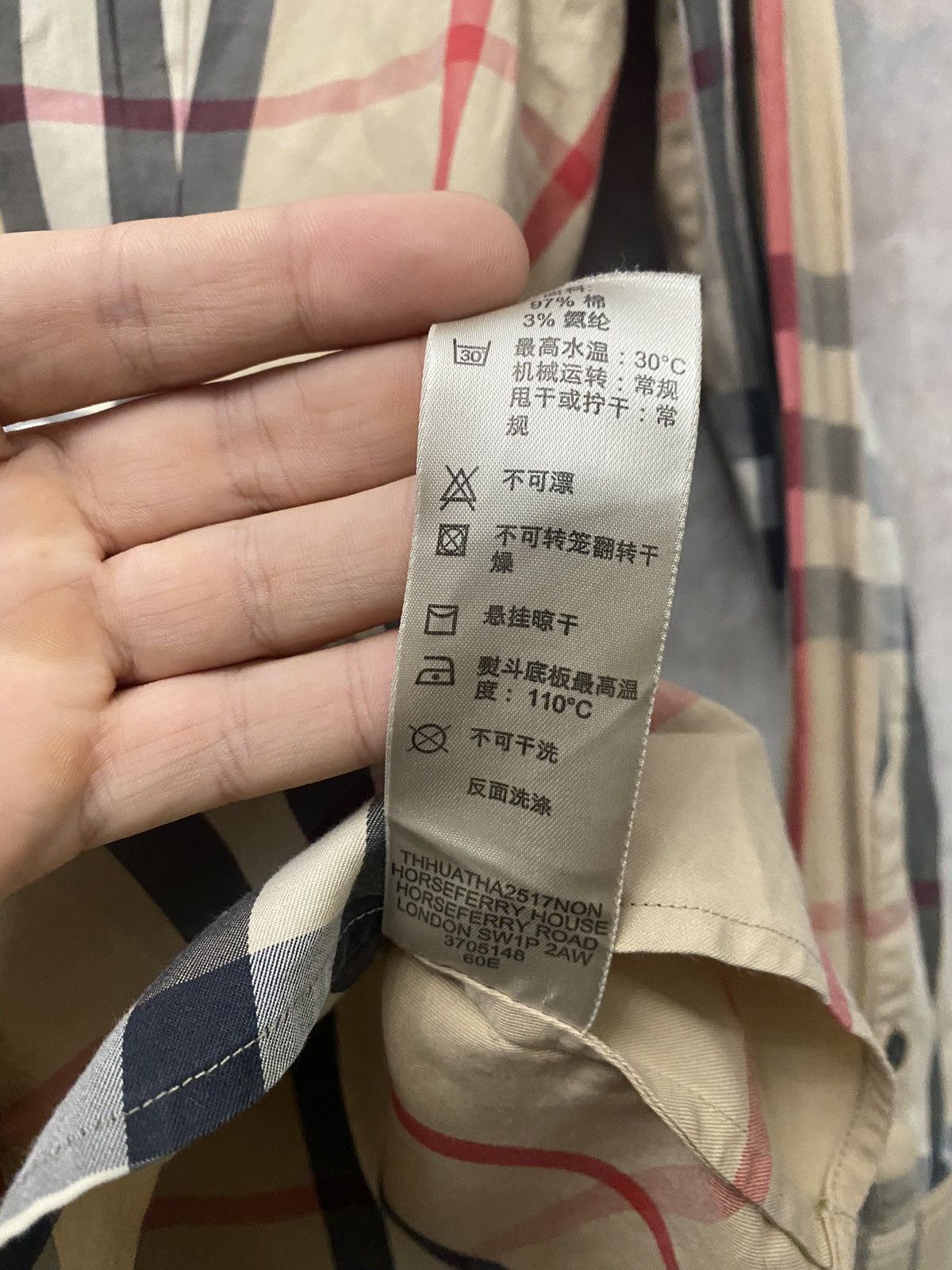 Burberry × Designer Burberry Shirt Luxury Size XS / US 0-2 / IT 36-38 - 6 Thumbnail