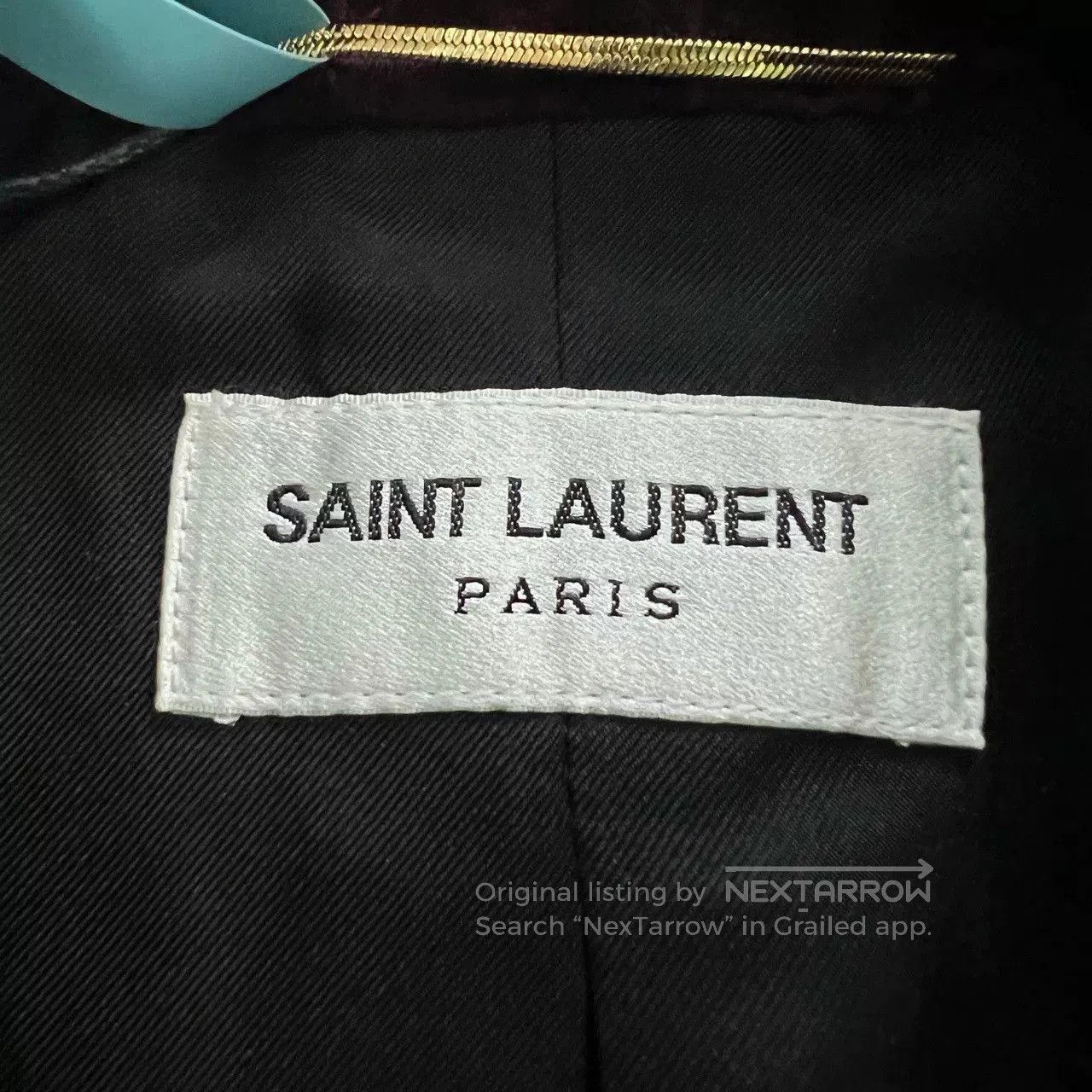 Saint Laurent Paris Burgundy Saint Laurent Velvet Blazer. Size XXS / US 00 / IT 34 - 5 Thumbnail