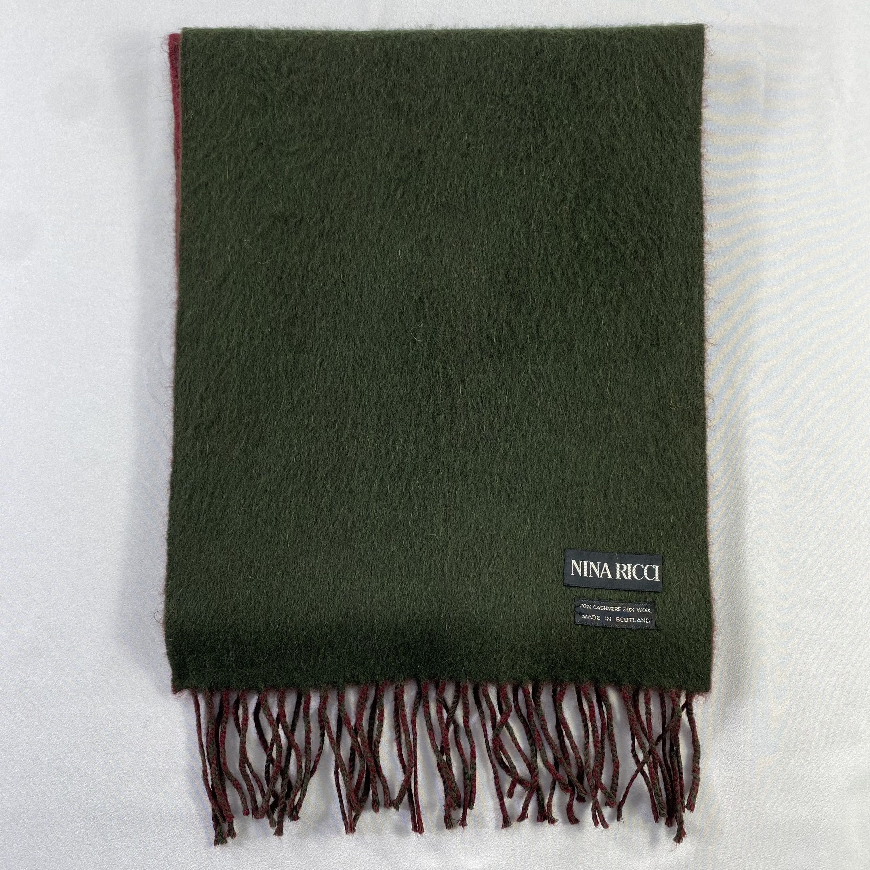 Nina Ricci Nina Ricci Scarf Neck Wrap Cashmere Muffler Size ONE SIZE - 2 Thumbnail