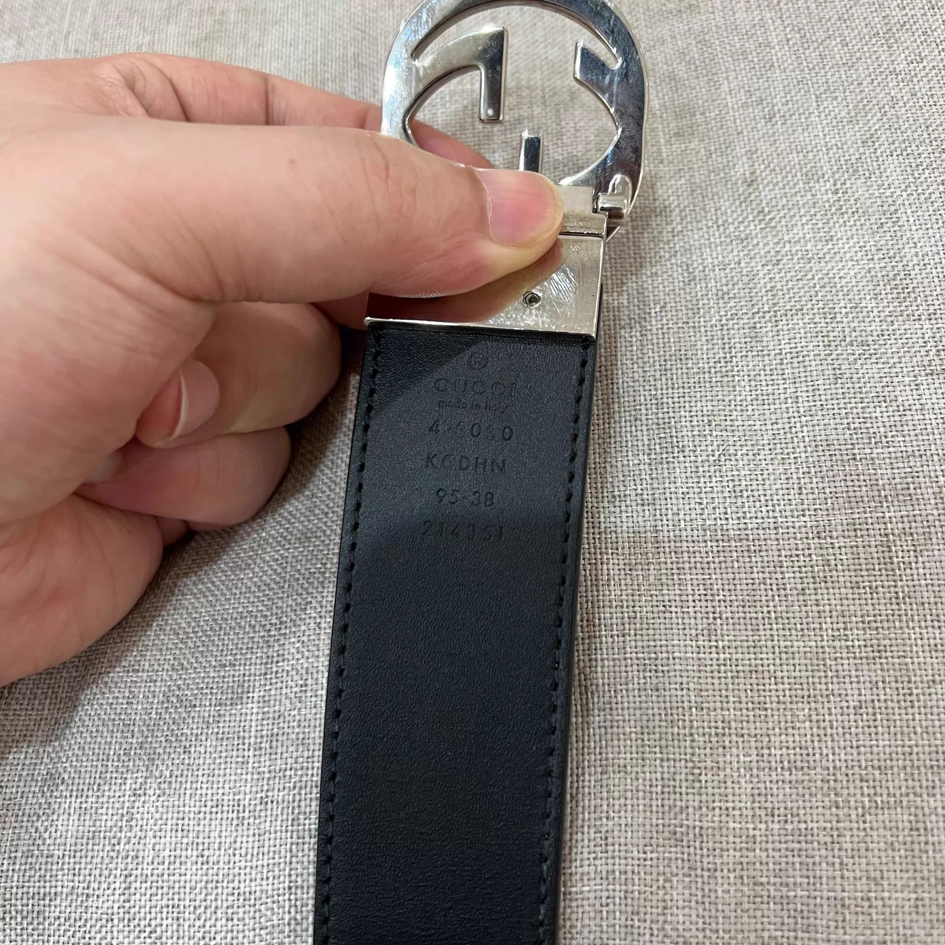 Gucci Gucci Double G Silver Buckle GG Snake Belt 95/38 97 New Size ONE SIZE - 3 Thumbnail