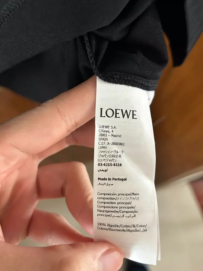 Loewe loewe Black Short Sleeve 2505-Nextarrow Size US S / EU 44-46 / 1 - 3 Thumbnail