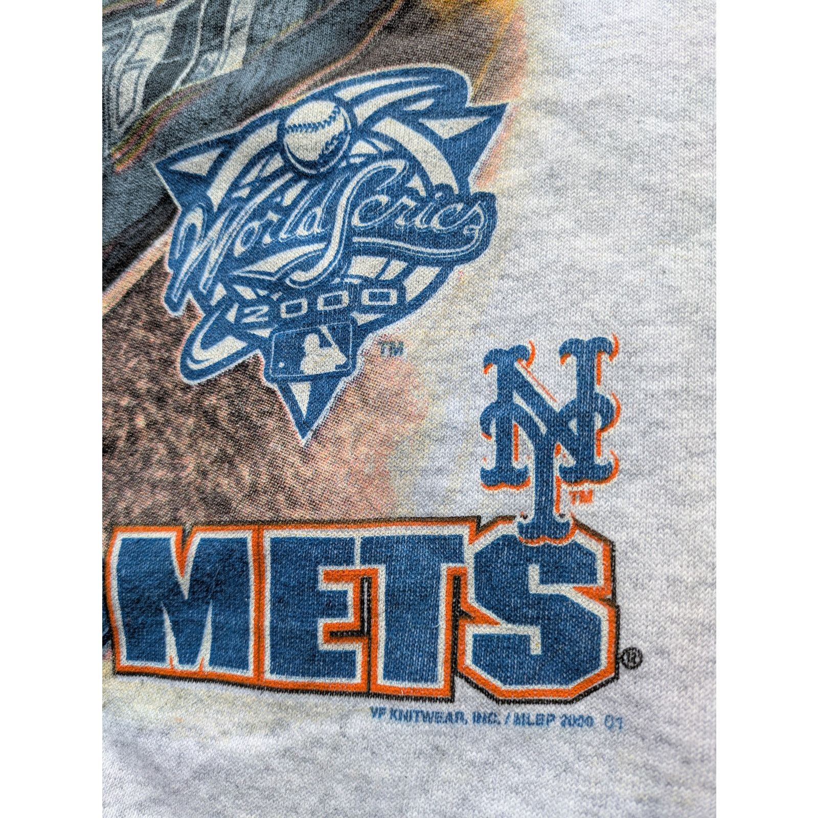 Lee × MLB Subway Series 2000 World LEE sweatshirt XL gray MLB vtg Size US XL / EU 56 / 4 - 4 Thumbnail