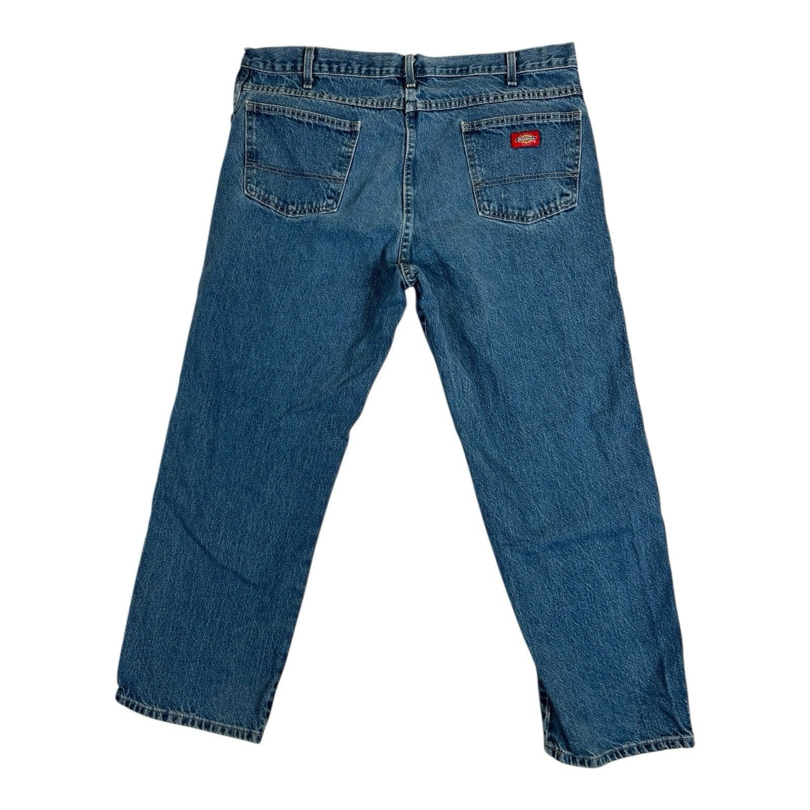 Dickies Vintage Dickies Blue Denim Jeans Size 36x30 Straight Leg Wor Size US 36 / EU 52 - 1 Thumbnail