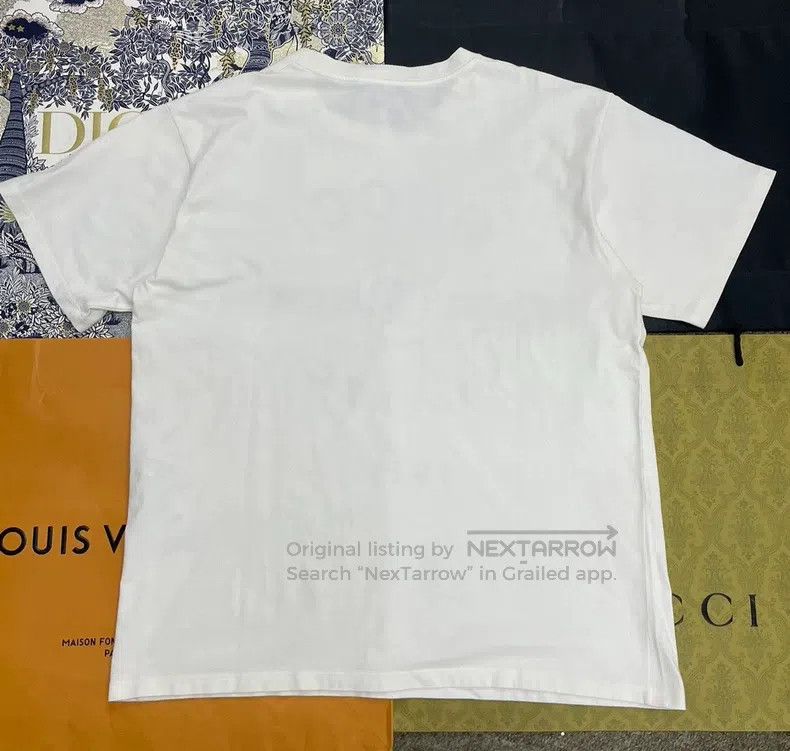 Gucci Gucci White printed letter logo short-sleeved T-shirt Size US M / EU 48-50 / 2 - 3 Thumbnail
