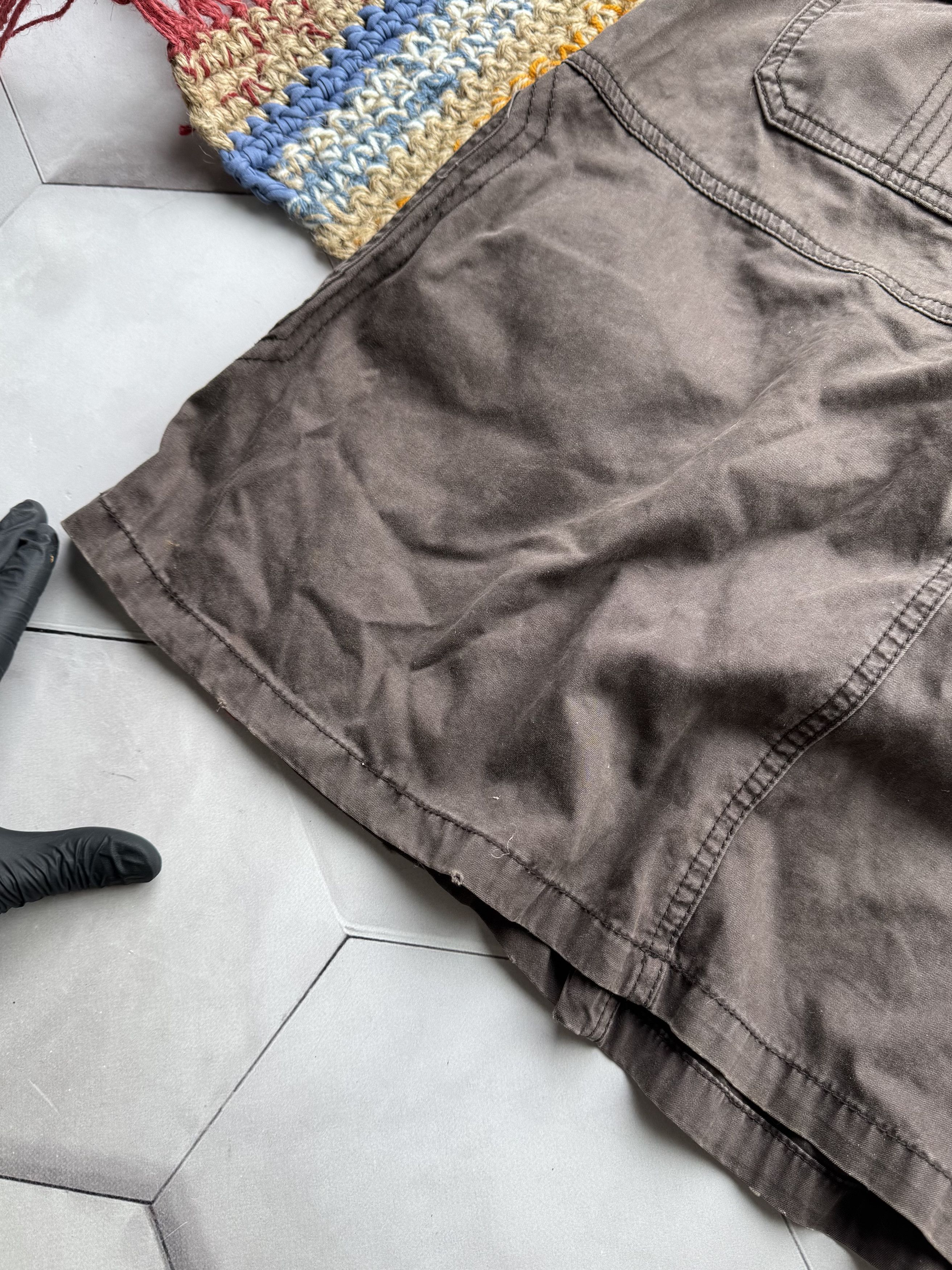 Vintage Vintage Cargo Skirt With Belt (E4) Size 26" / US 2 / IT 38 - 9 Thumbnail