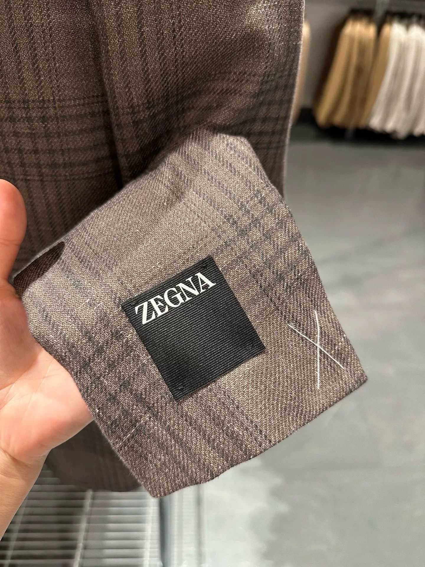 Ermenegildo Zegna Zegna Brown Men's Blazer 55968 Size US M / EU 48-50 / 2 - 4 Thumbnail