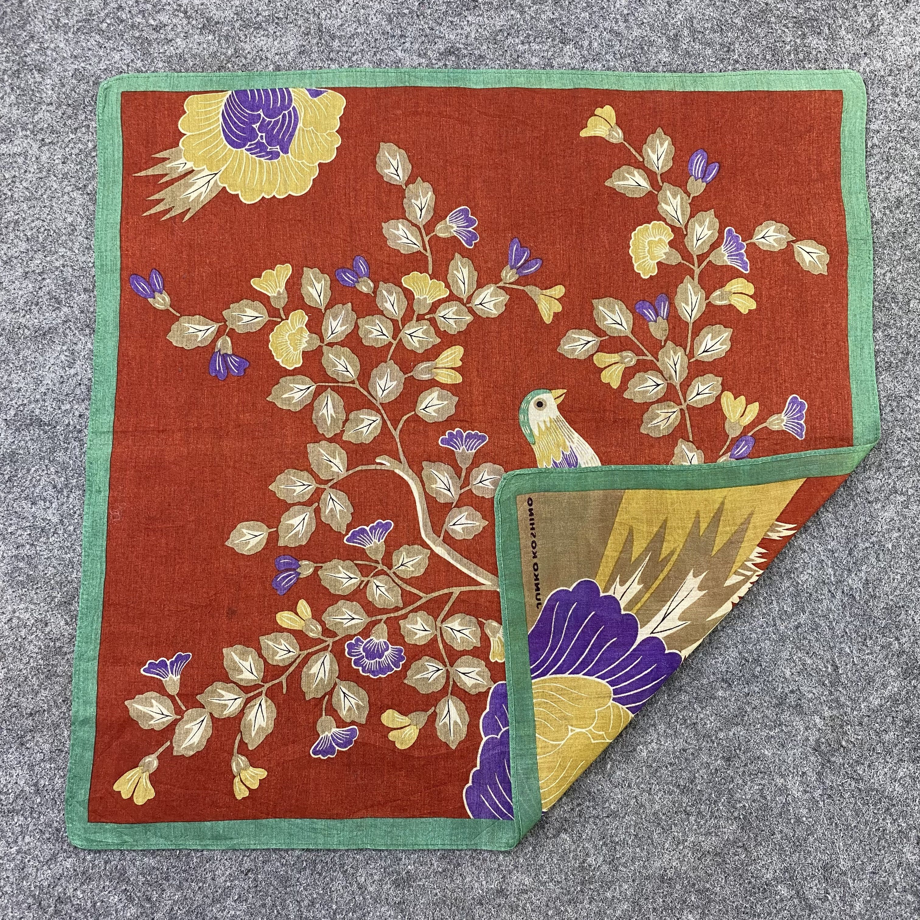 Japanese Brand Junko Koshino Handkerchief Neckerchief Bandana-B1626 Size ONE SIZE - 5 Thumbnail