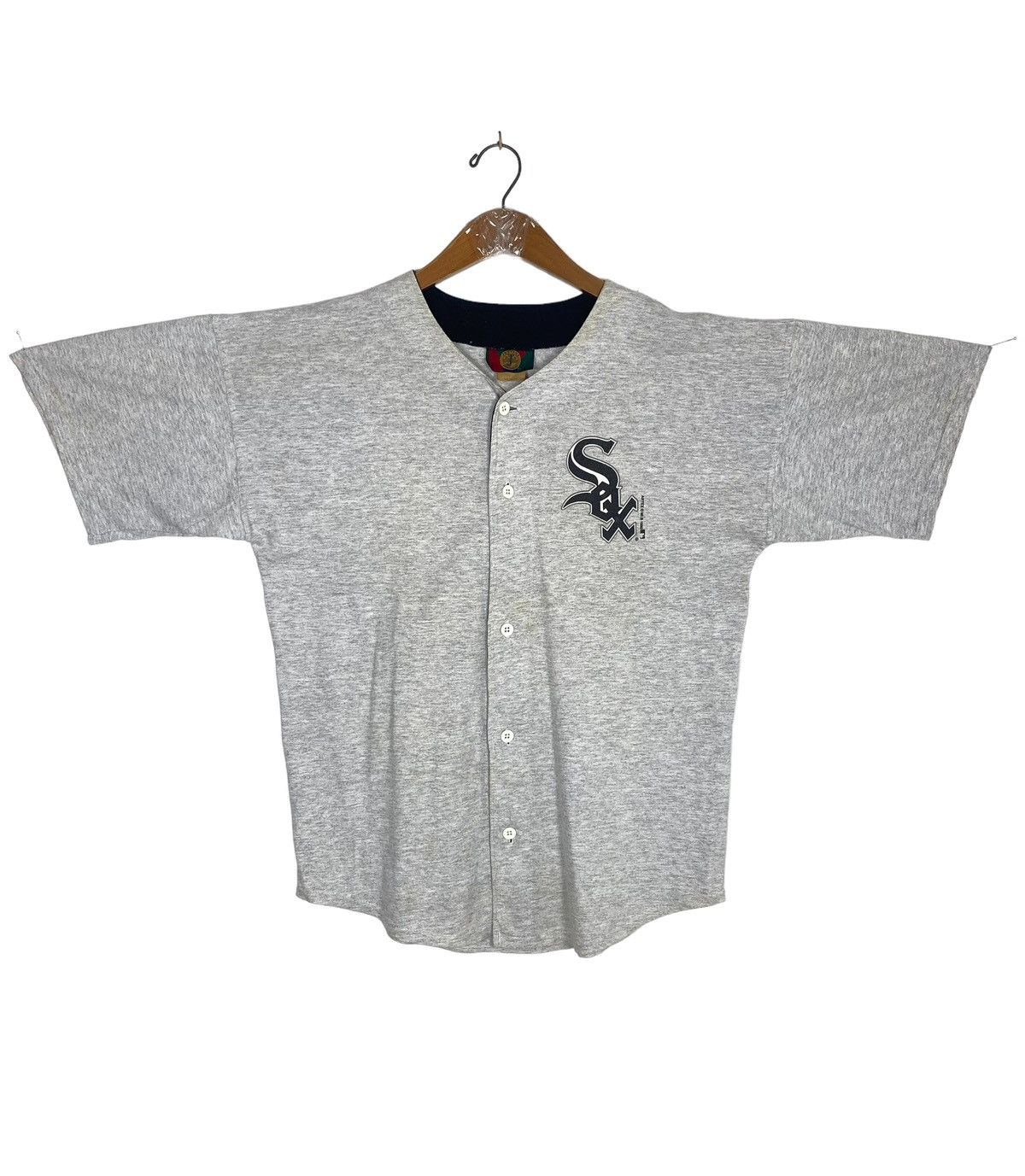 image of Vintage VTG Chicago White Sox Mlb 1990 Player Jersey Shirt Usa in Grey, Men's (Size Medium)