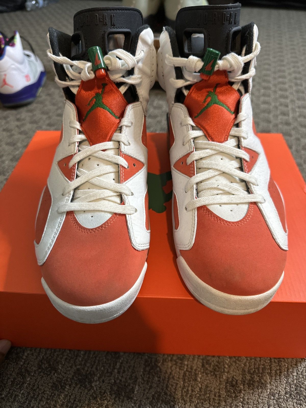 Jordan Brand Jordan 6 ‘Gatorade Like Mike White’ Size US 12 / EU 45 - 4 Thumbnail