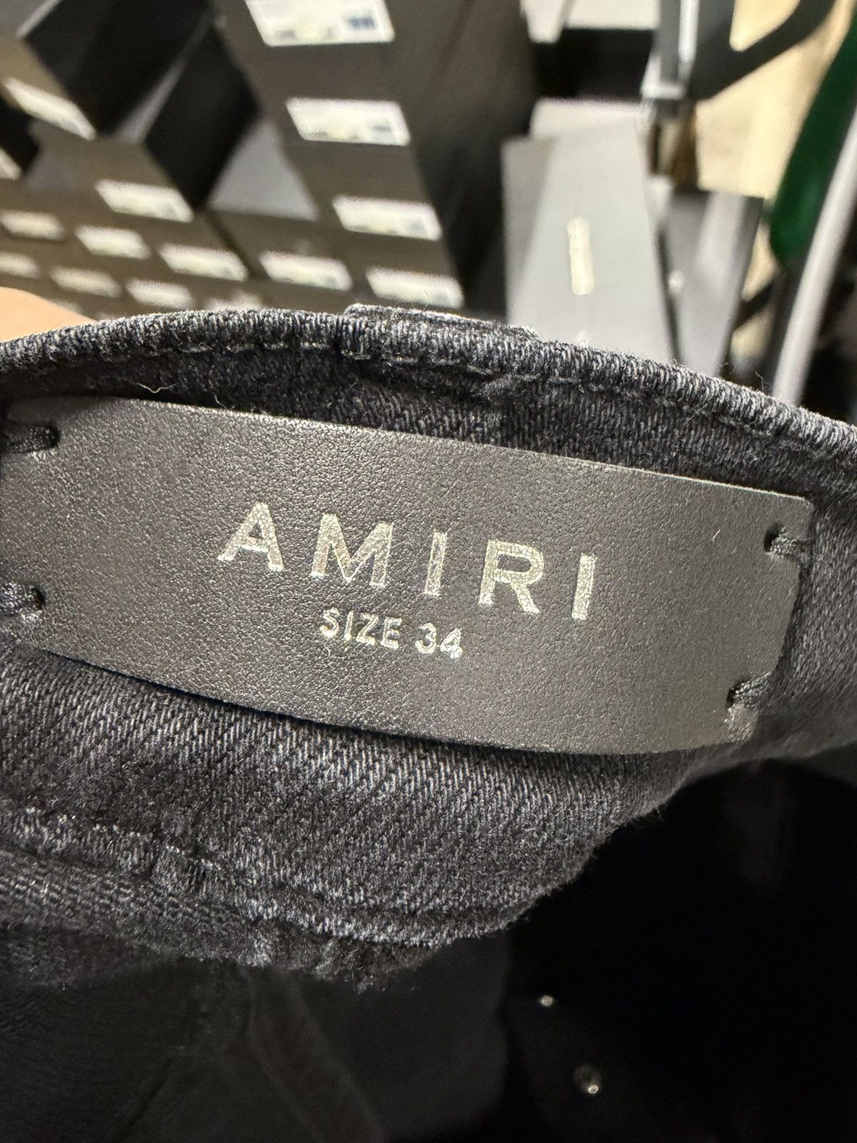 Amiri Amiri MX1 Black Jeans NEW 1200$ Size US 34 / EU 50 - 5 Thumbnail