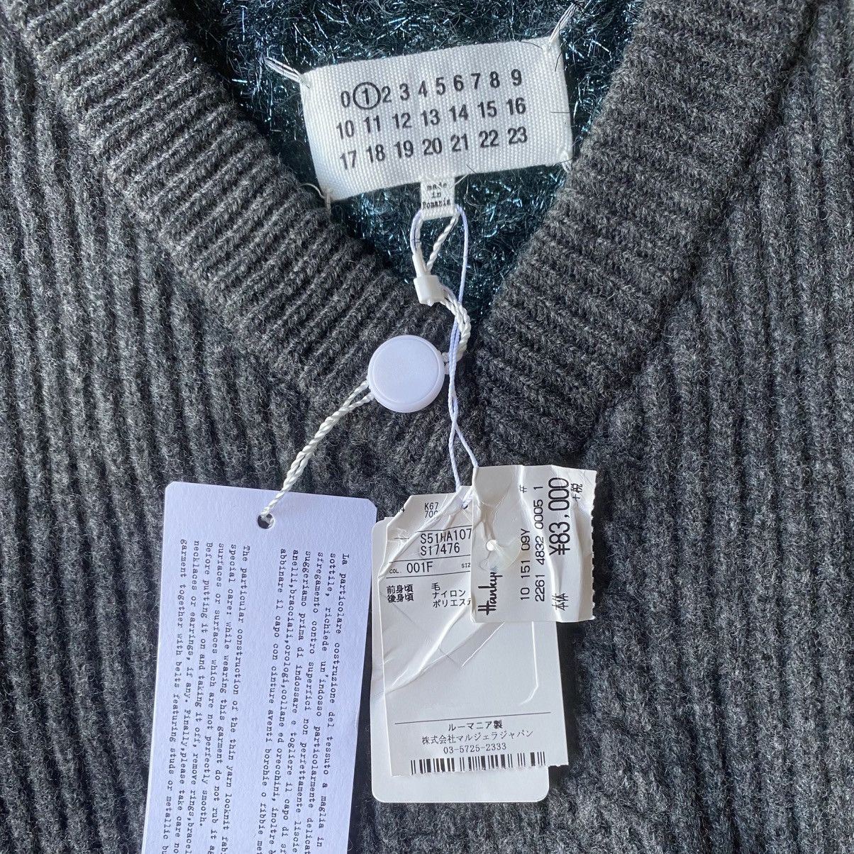 Maison Margiela Fall20 Contrast Fuzzy Sleeveless Sweater Size M / US 6-8 / IT 42-44 - 9 Thumbnail