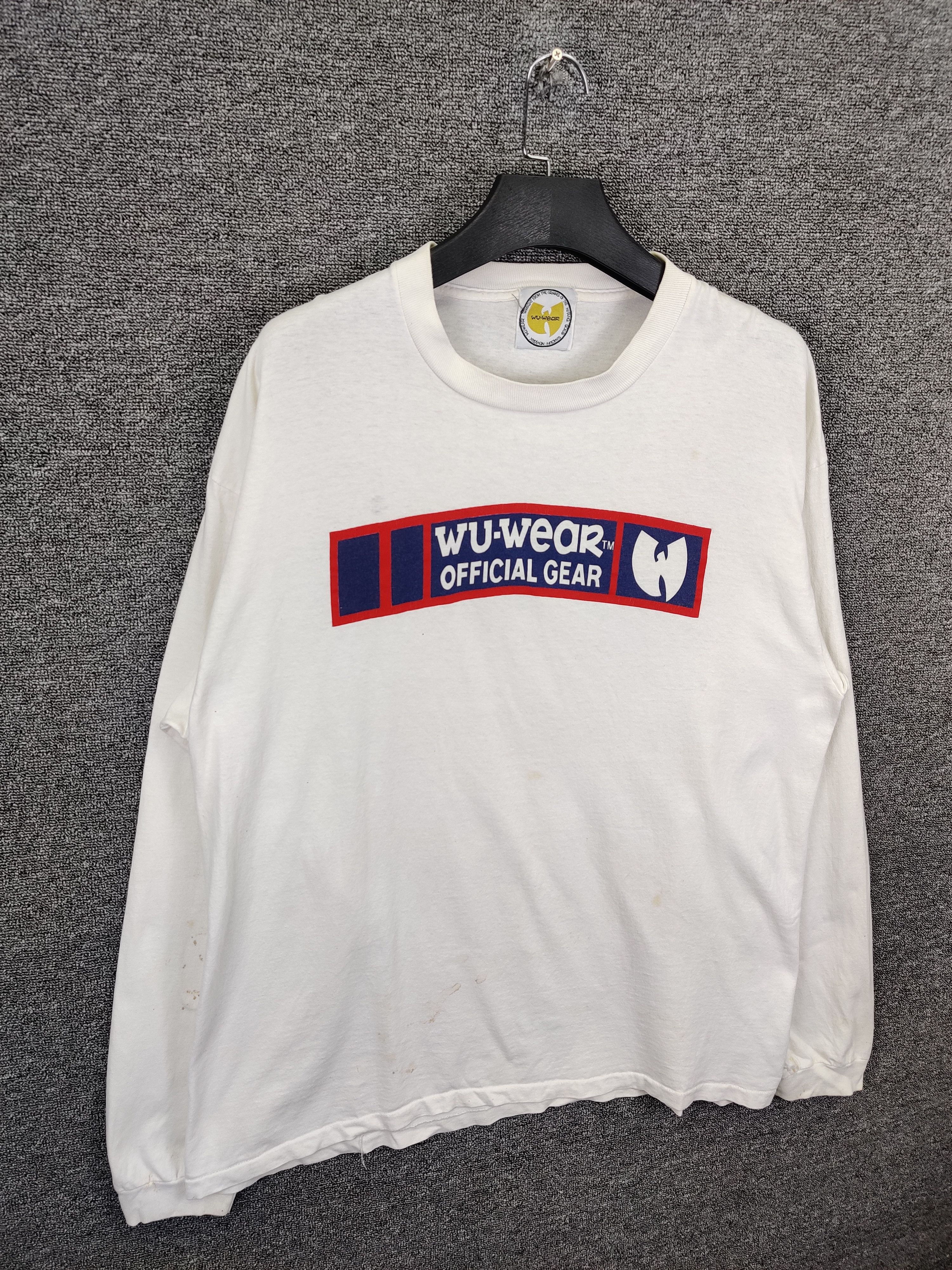 Wu-Tang Clan Vintage 90s Wu Wear Wu-Tang Clan Long Sleeve Tee Tshirt Size US L / EU 52-54 / 3 - 4 Thumbnail