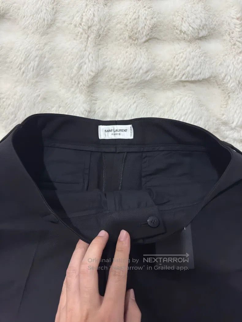 Saint Laurent Paris Saint Laurent Paris Tapered Trousers Size 35" - 2 Thumbnail