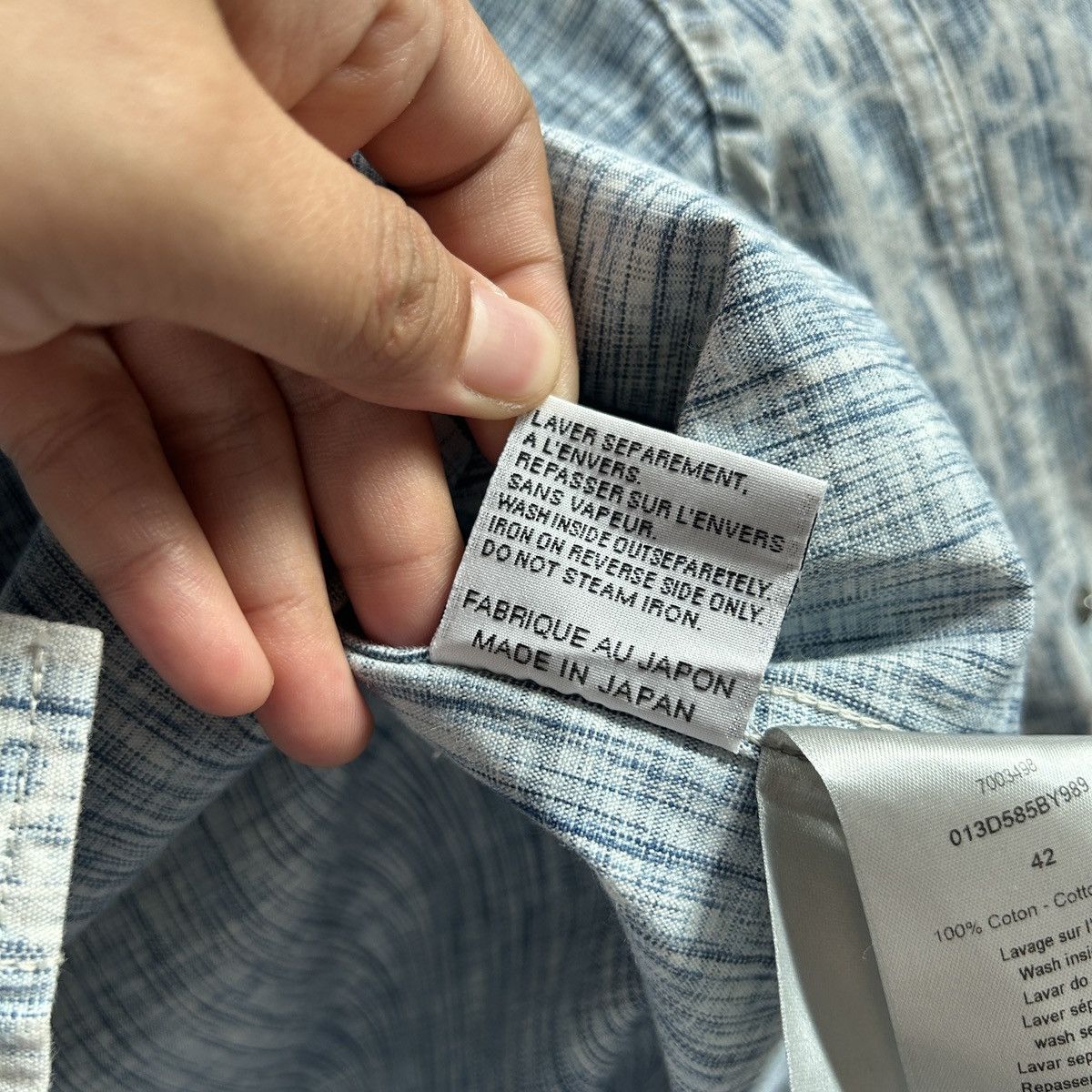 Dior Dior oblique shirt Size US L / EU 52-54 / 3 - 8 Thumbnail