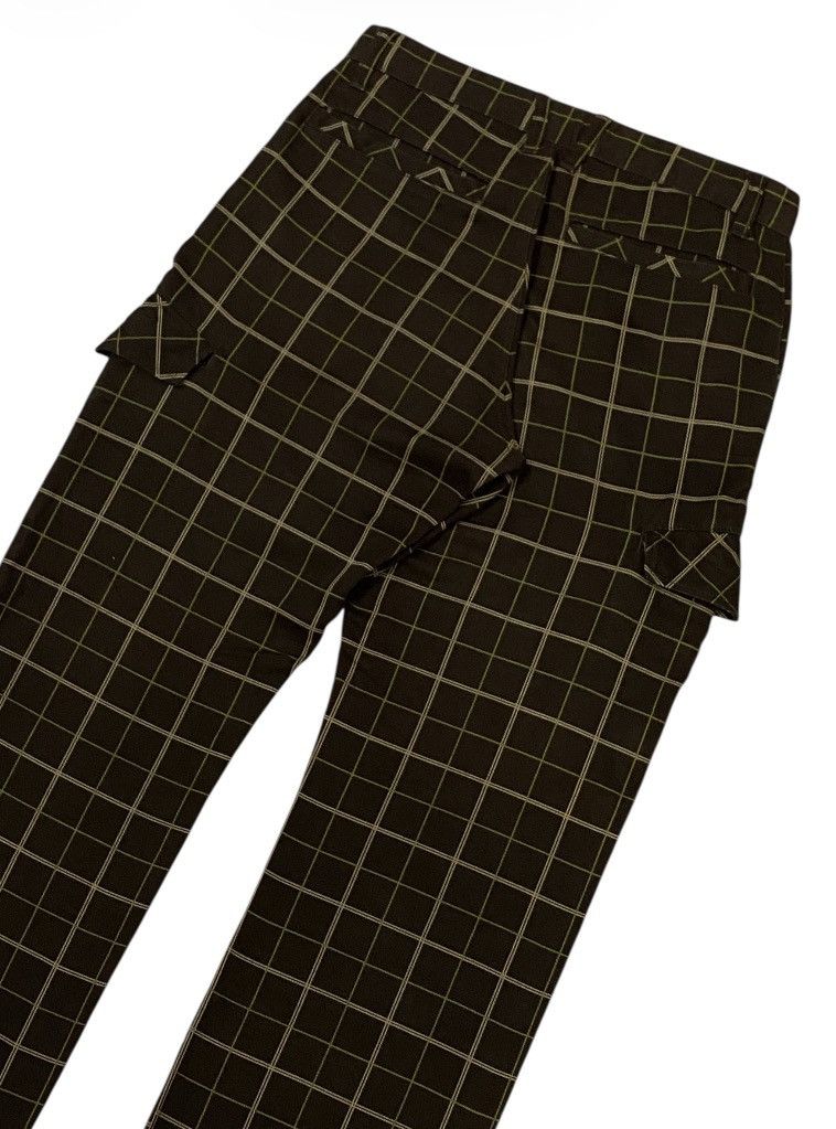 Japanese Brand PPFM Side Pocket Plaid Cargo Trousers Size 28" / US 6 / IT 42 - 6 Thumbnail