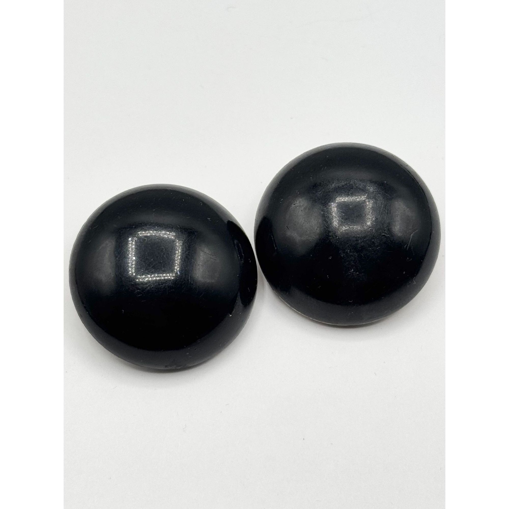 Vintage Vintage black ball stud clip on earrings Size ONE SIZE - 2 Thumbnail