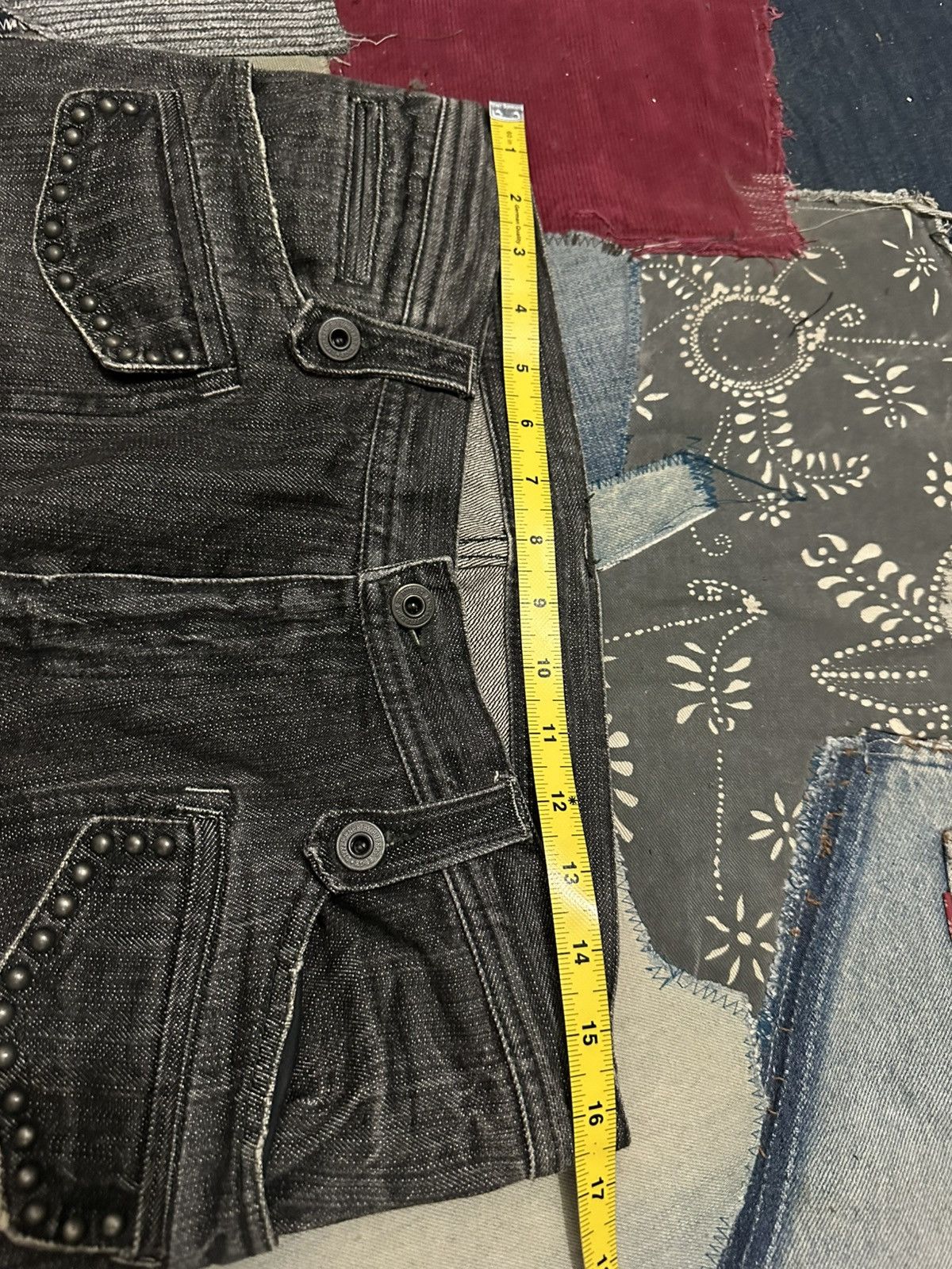 Japanese Brand Edge Rupert Distressed Denim Jeans Pants Size US 33 - 18 Thumbnail