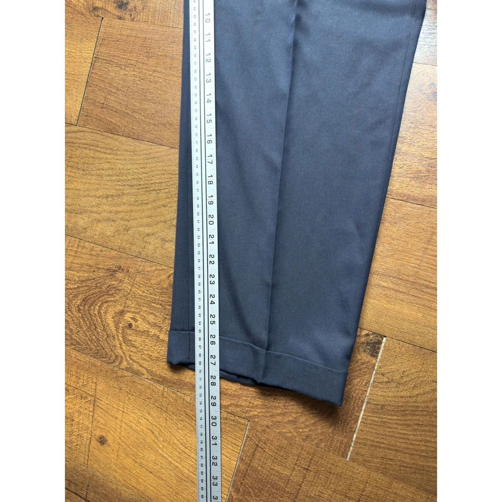 Brooks Brothers Brooks Brothers Trousers Mens 38 Blue Microfiber Polyester Performance Pleated 38X28 Size US 38 / EU 54 - 7 Thumbnail