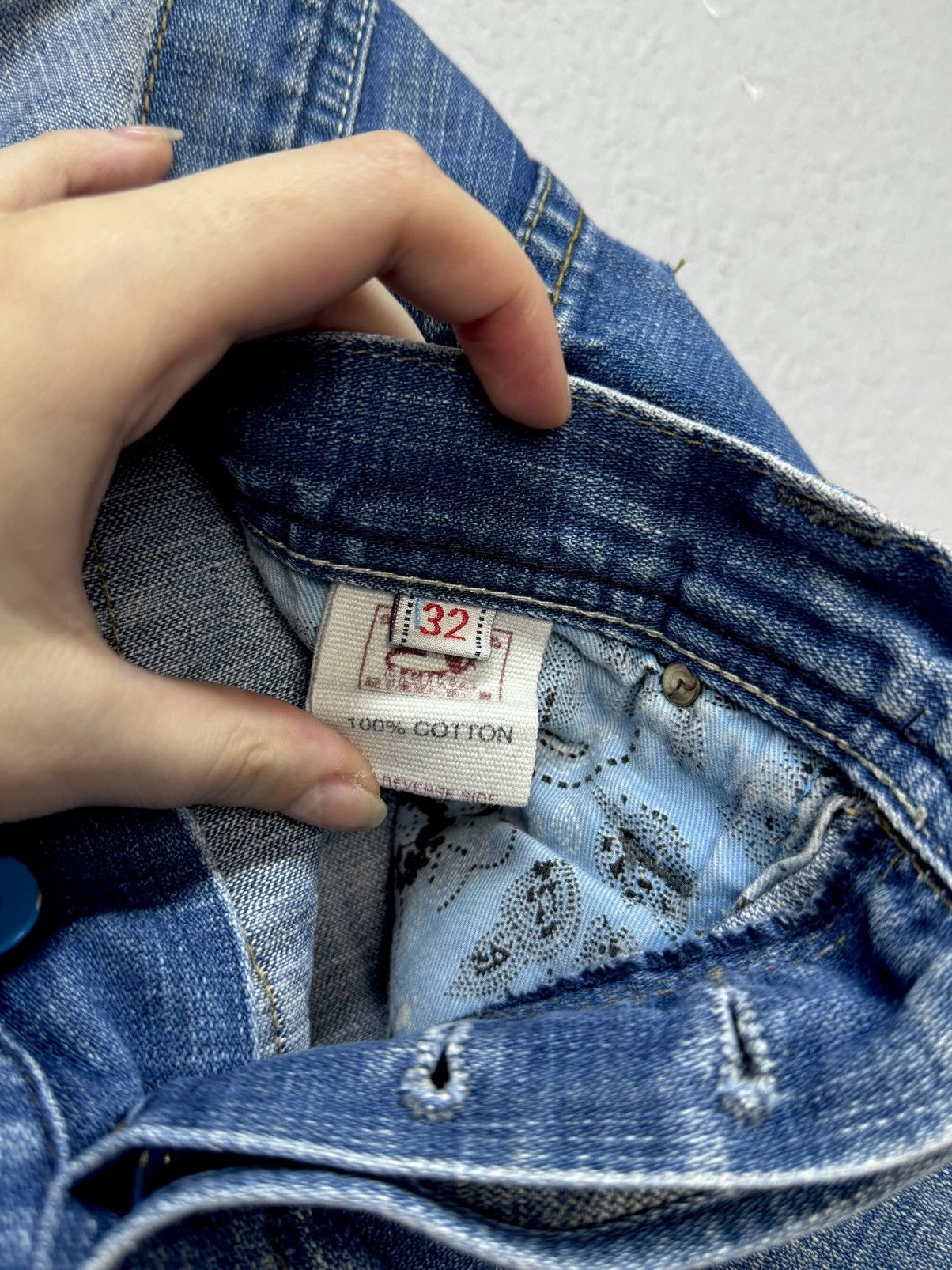 Evisu Vintage Evisu Japan Denim Pants True Religion USA ED HARDY Size US 32 / EU 48 - 18 Thumbnail