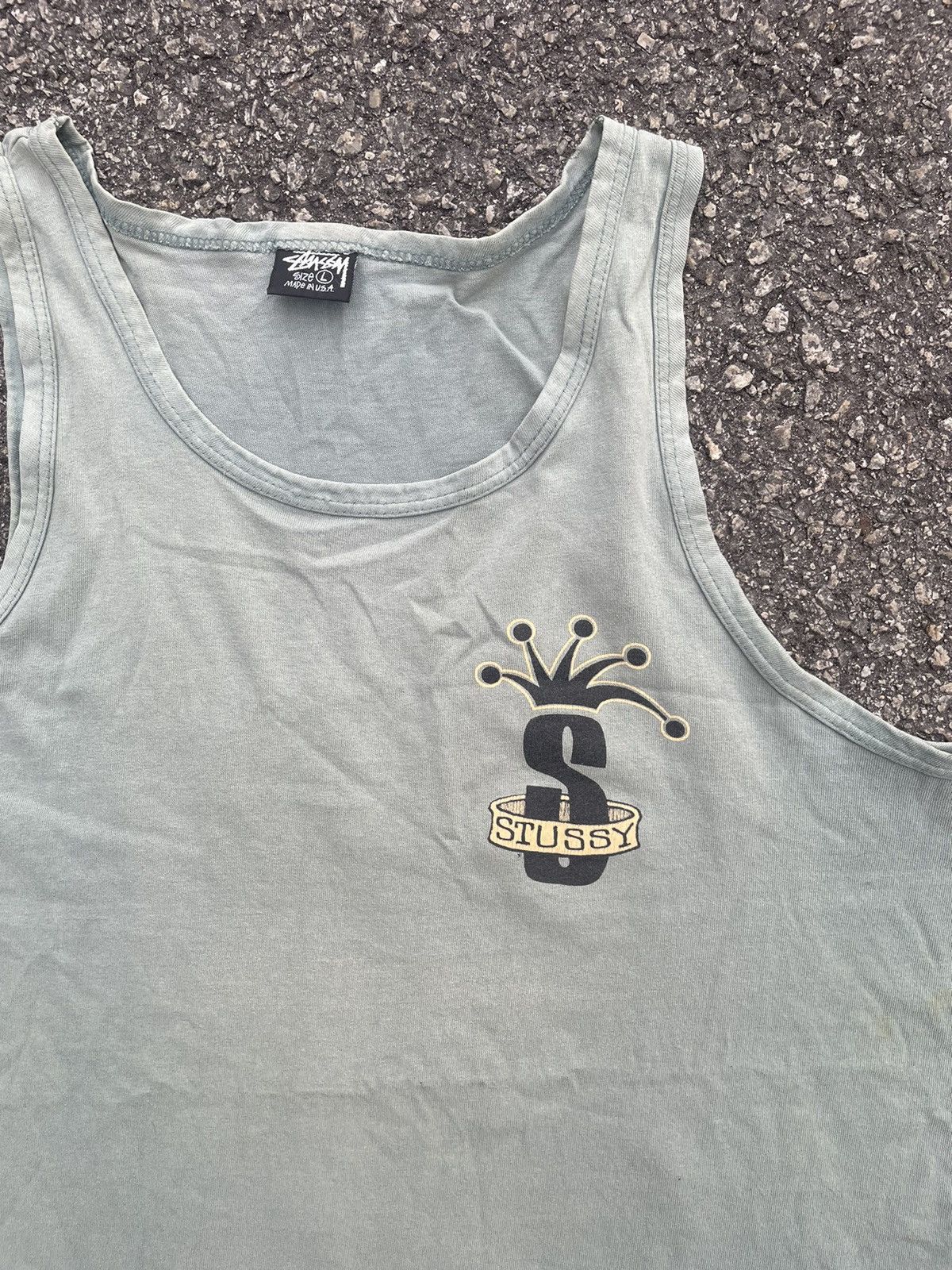 Stussy × Vintage 24hr BUY IT NOW🛑Vintage Stussy Tanktop Size US M / EU 48-50 / 2 - 4 Thumbnail
