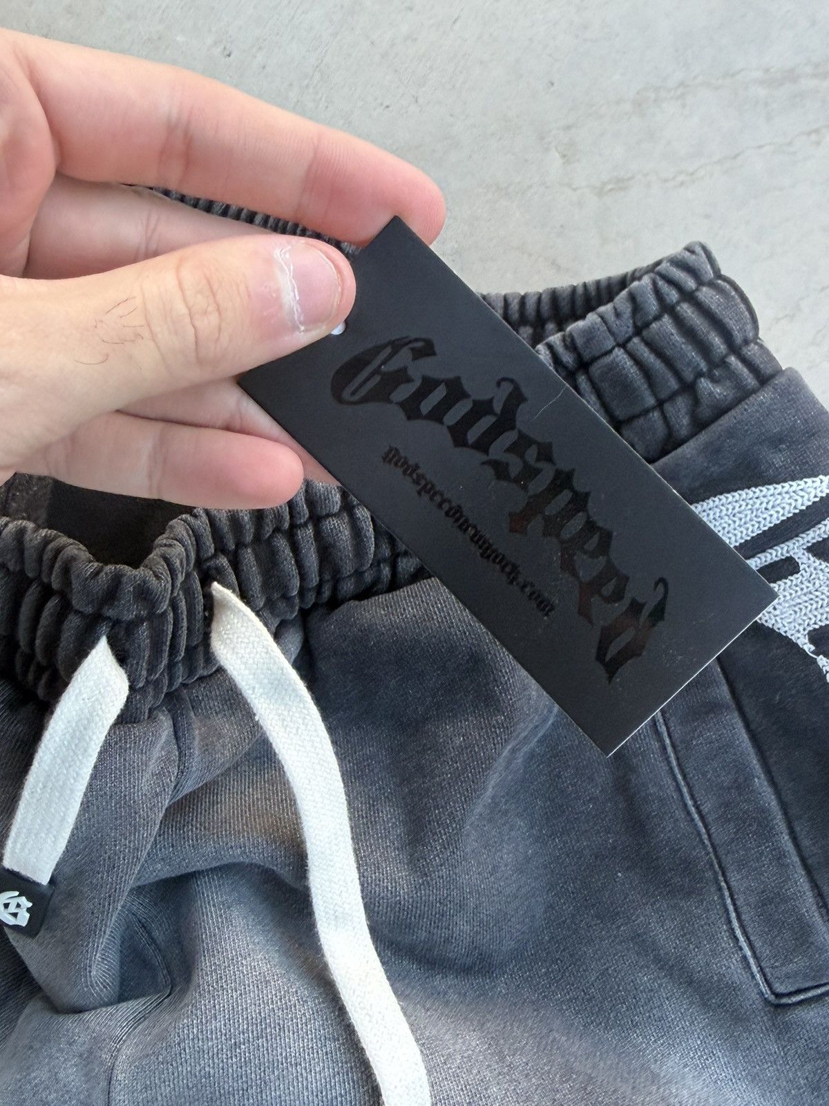 Godspeed Godspeed Courtside Shorts Black / Grey Wash – Size Small Size US 30 / EU 46 - 5 Thumbnail